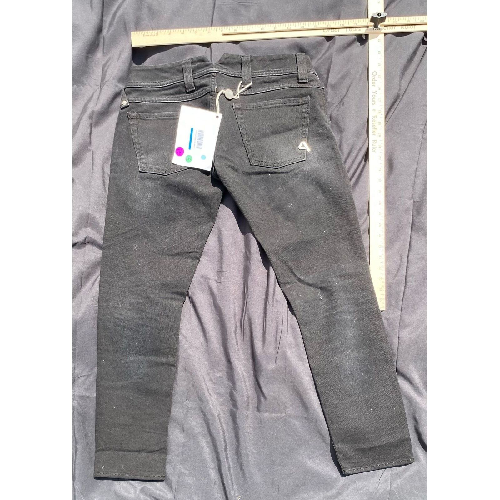 Other Cycle Denim Skinny Black Wash Women's Jeans 29 NWT Size 29" - 6 Thumbnail