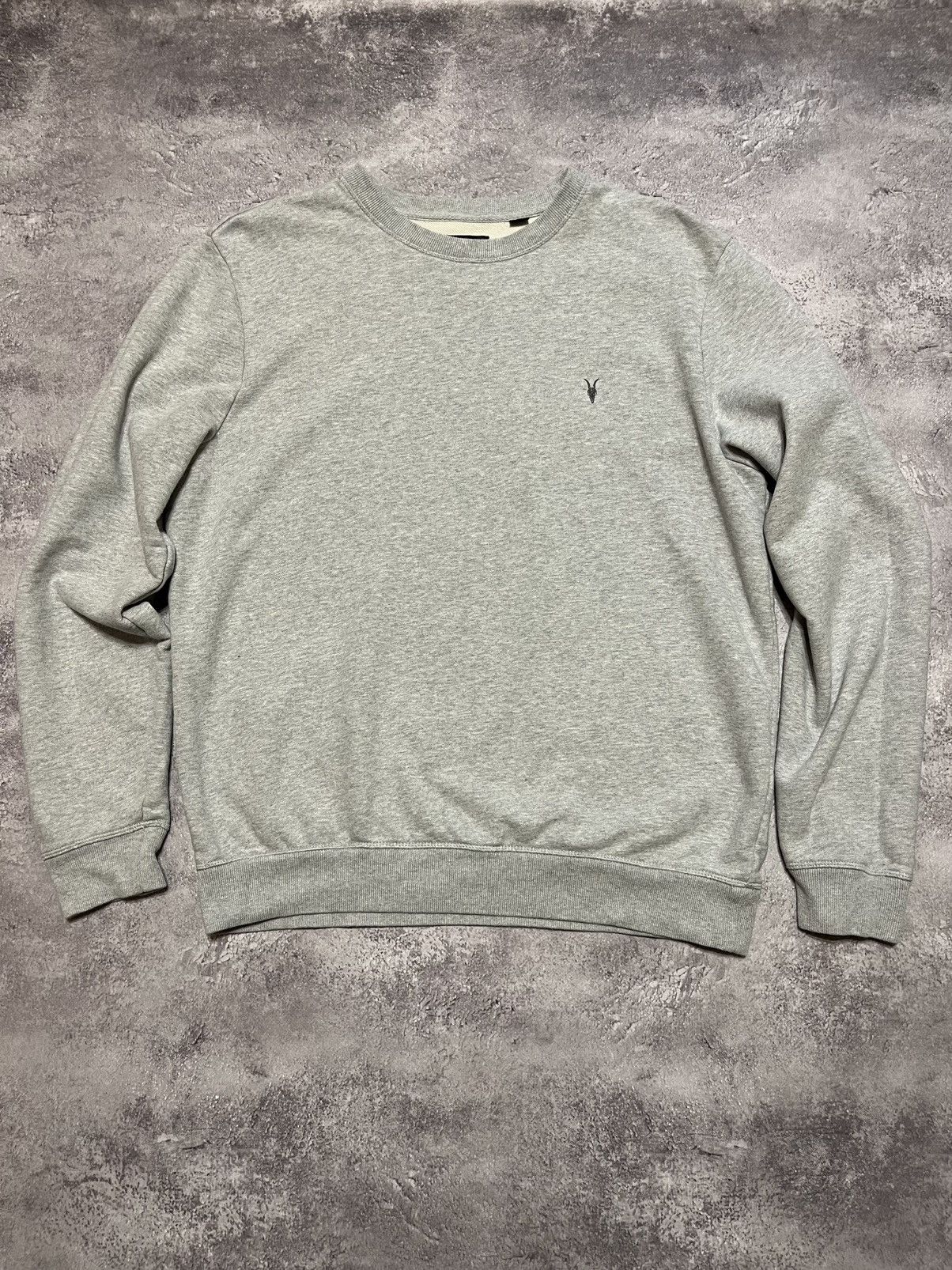 Allsaints Allsaints basic grey hoodie Size US XL / EU 56 / 4 - 1 Thumbnail