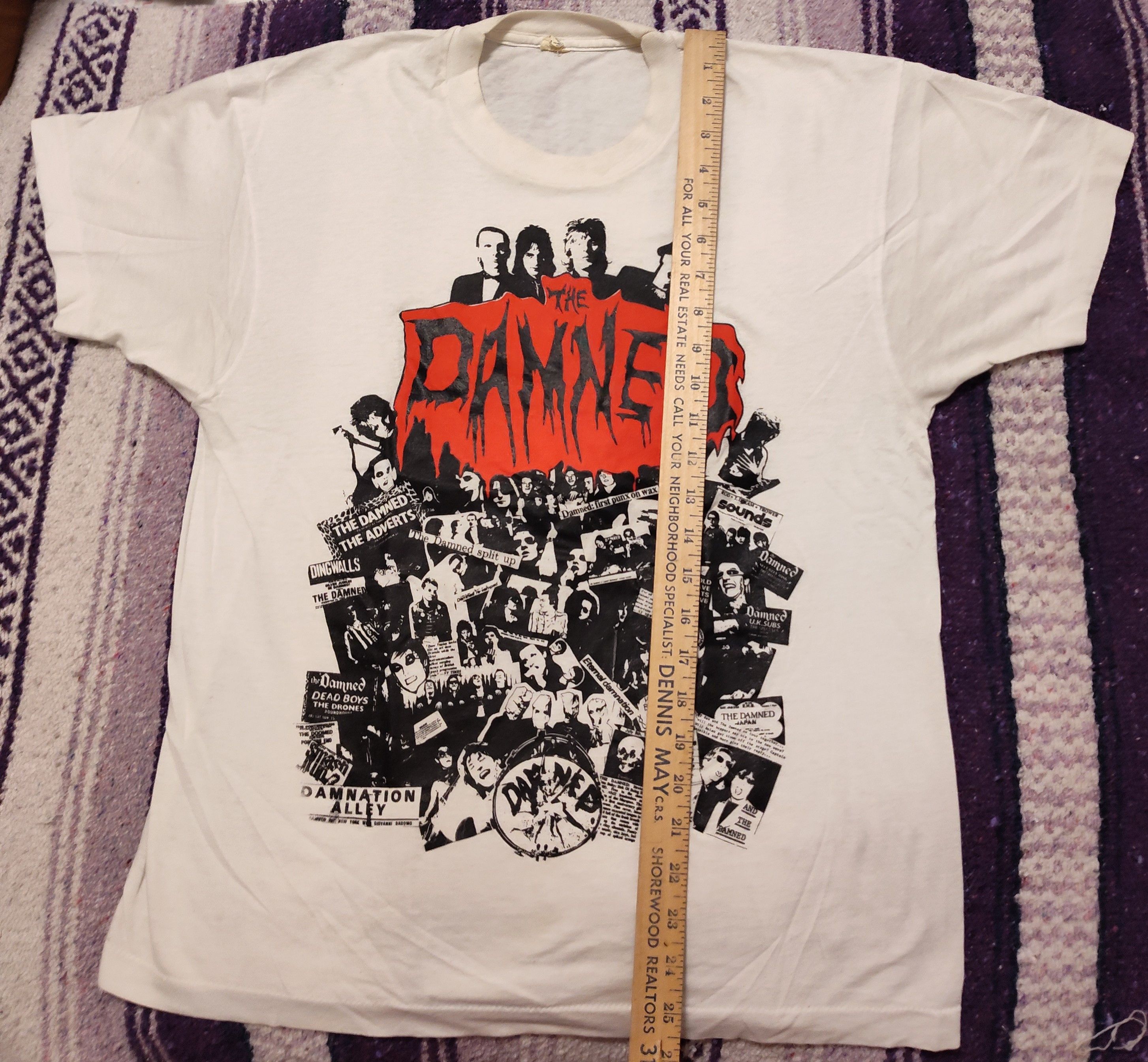 Other The Damned Single stitch Vintage shirt XL Size US XL / EU 56 / 4 - 5 Thumbnail