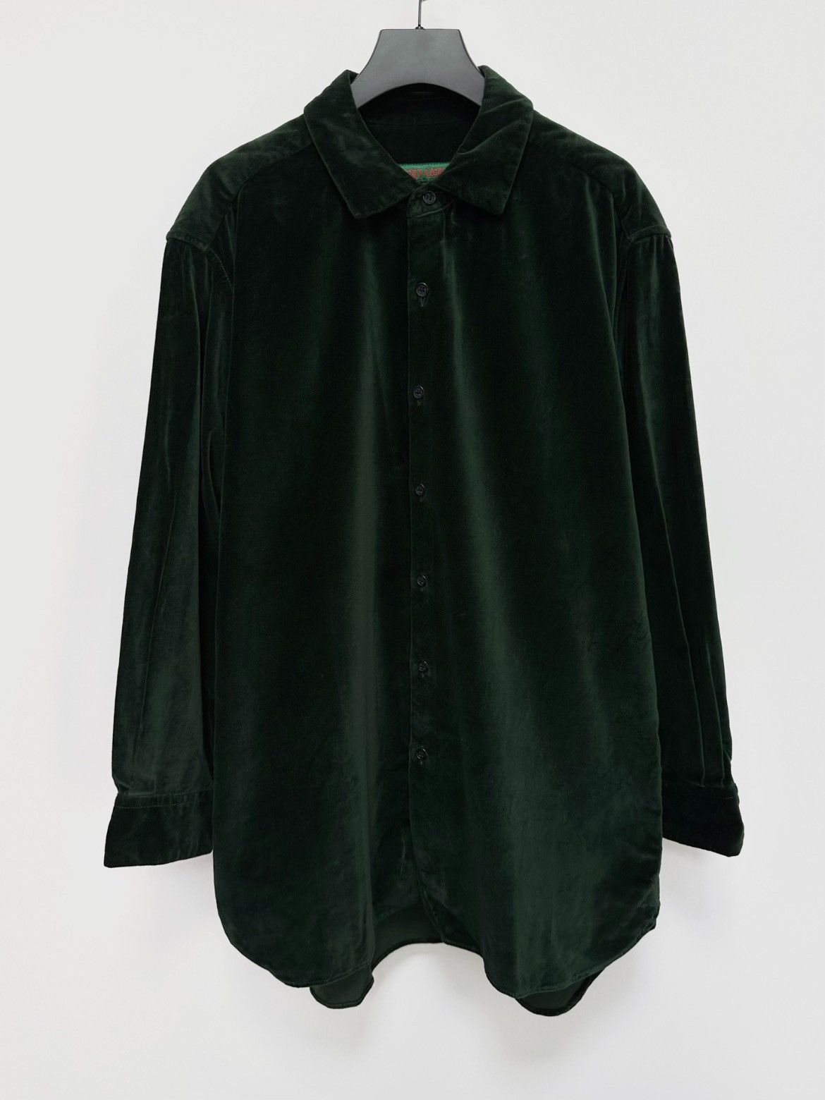 Casey Casey Casey Casey Green Velvet Shirt-2505 Size US S / EU 44-46 / 1 - 2 Thumbnail