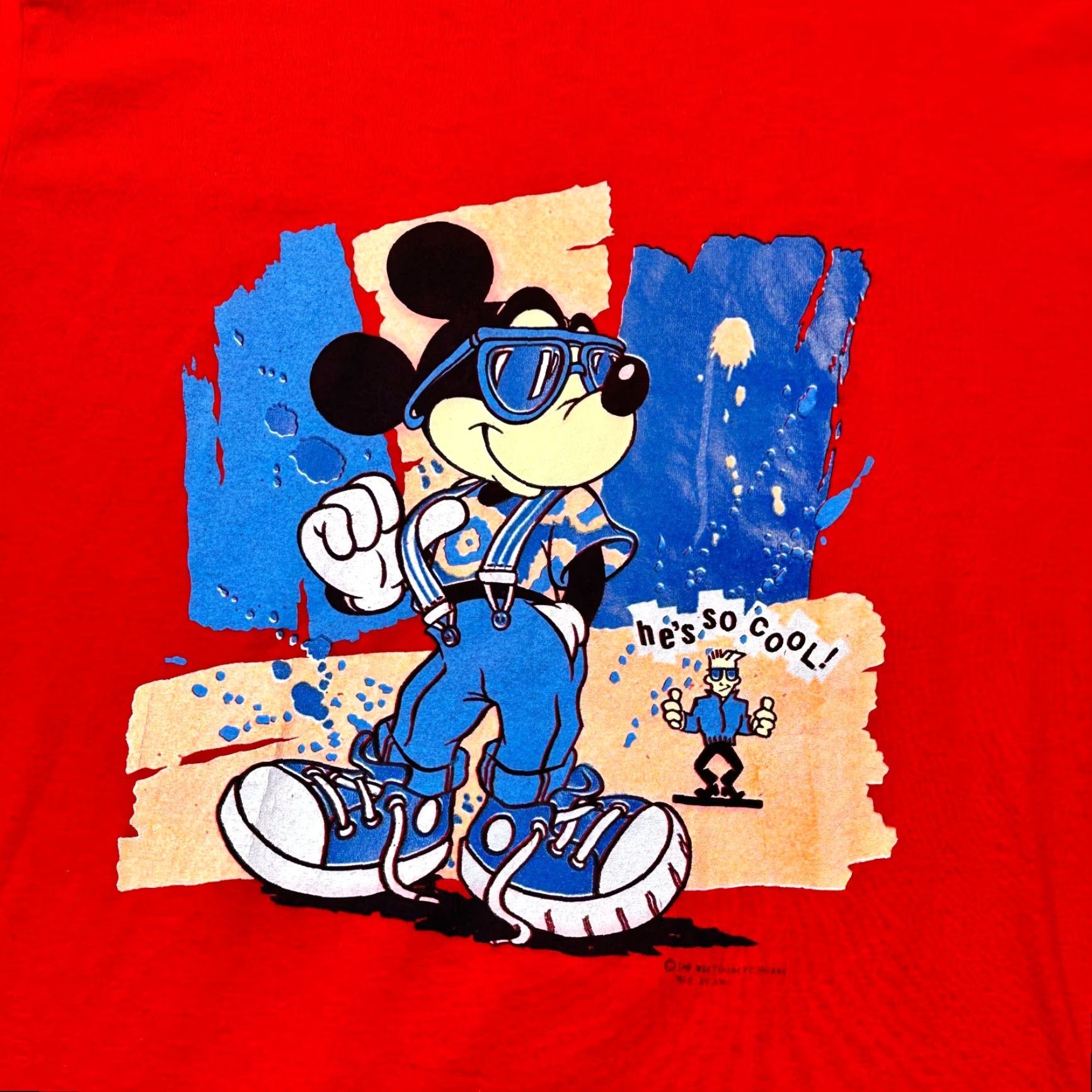 Vintage VINTAGE Allison Mickey Mouse XL Single Stitch T-Shirt Mens USA 90s 80s Disney Graphic Made in USA Size US XL / EU 56 / 4 - 5 Thumbnail