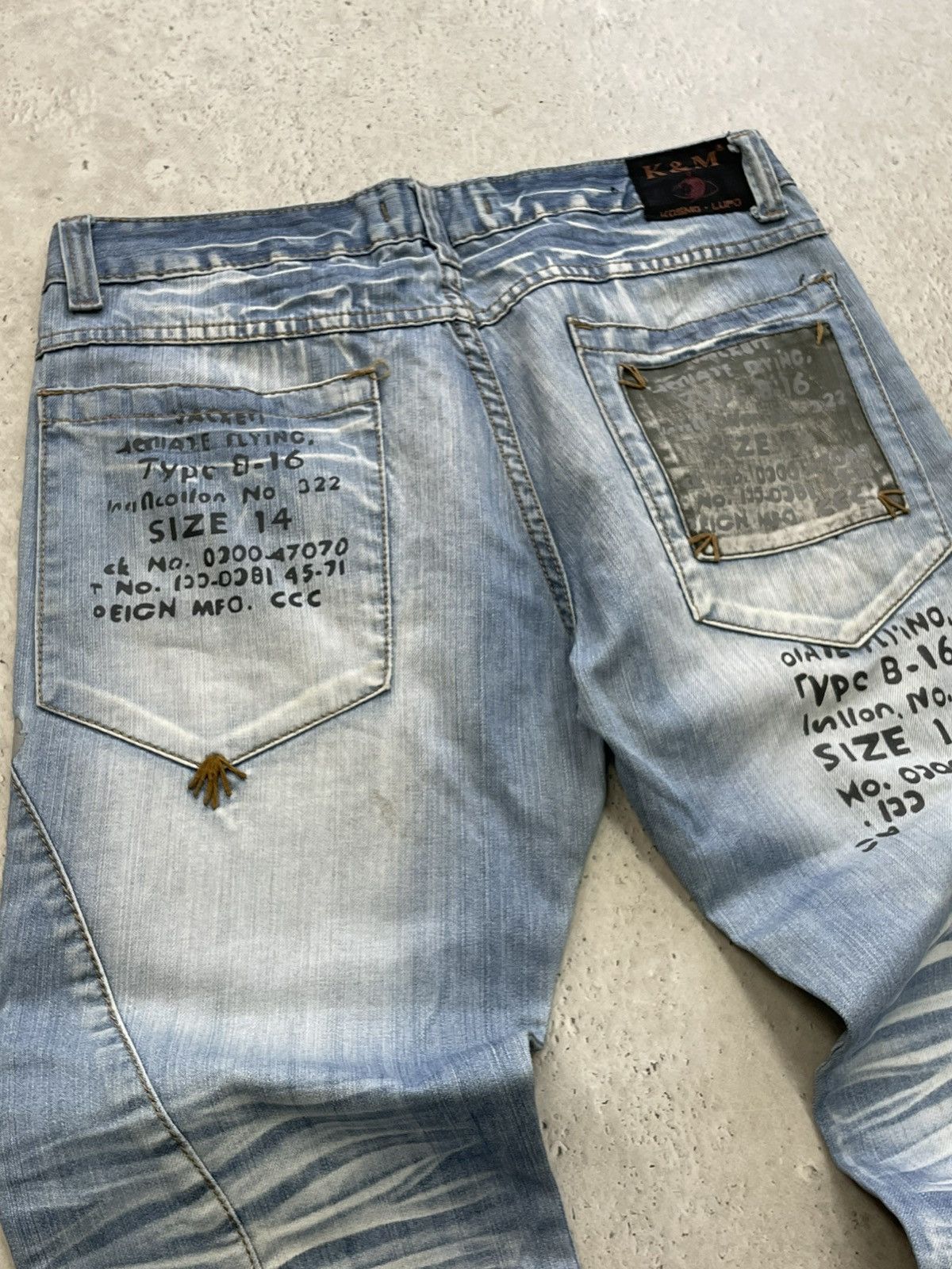 Diesel Distressed japanese y2k diesel style jeans pants Size US 36 / EU 52 - 13 Thumbnail