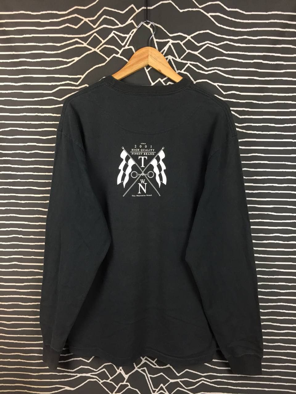 Japanese Brand Vtg Wholenine Authentic Wear Power to the Street LS Tee Size US XL / EU 56 / 4 - 6 Thumbnail