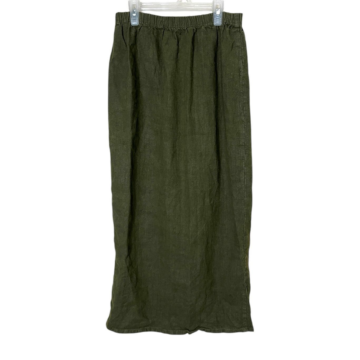 Other Vintage Two Star Dog 100% Hemp Green Maxi Skirt Size Medium Size 28" / US 6 / IT 42 - 1 Thumbnail