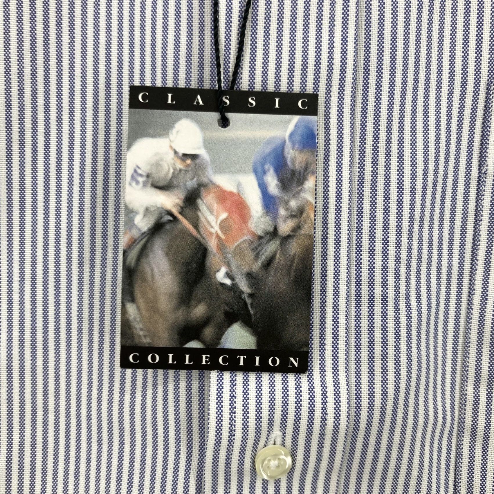 Jos. A. Bank Jos A Bank Shirt Mens Blue White Striped Button Down 16-34 Classic Business Work Dress Shirt Mens 16 Size US L / EU 52-54 / 3 - 5 Thumbnail