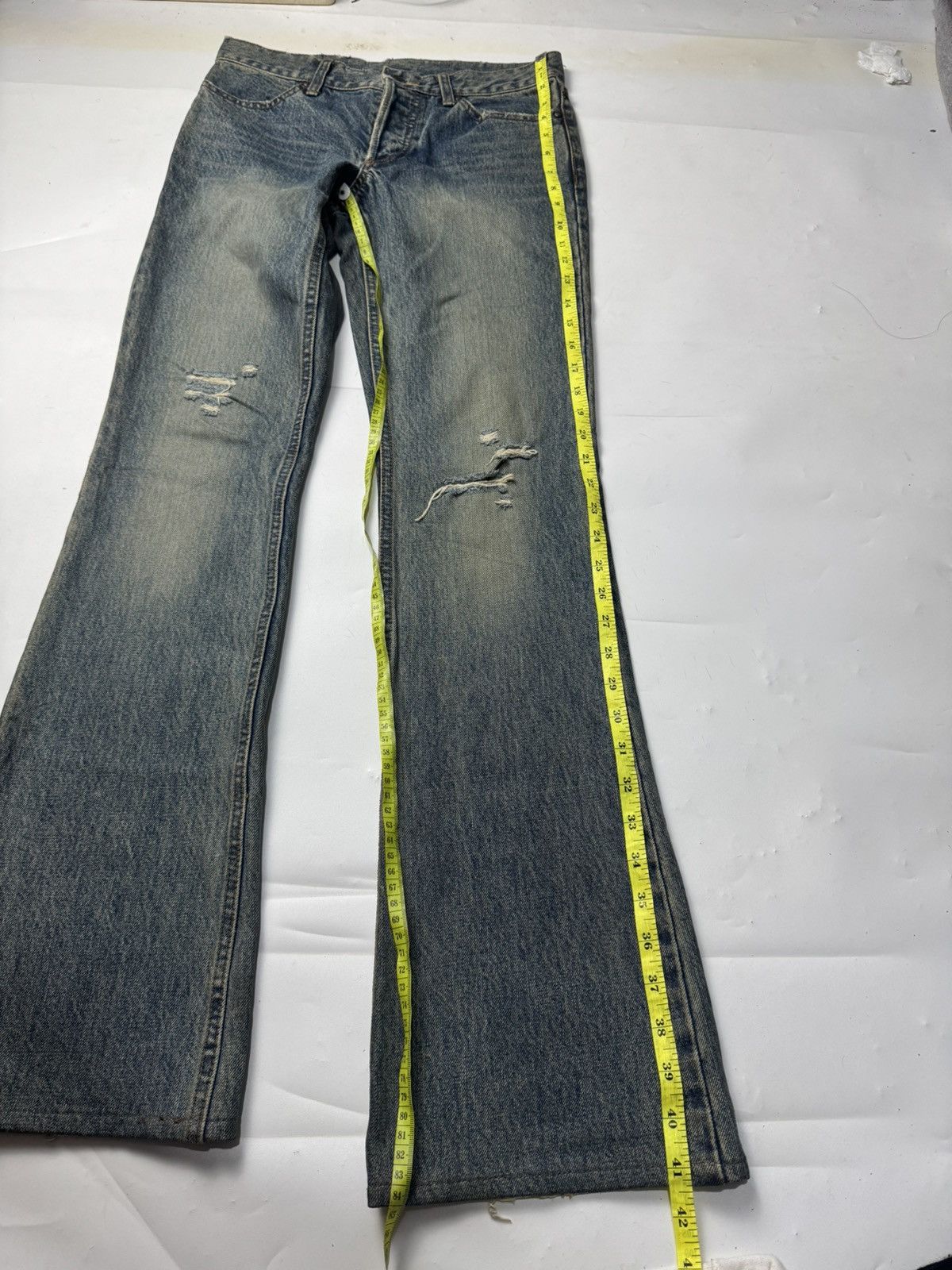 Le Grande Bleu (L.G.B.) Shellac Flare Denim Size US 29 - 6 Thumbnail