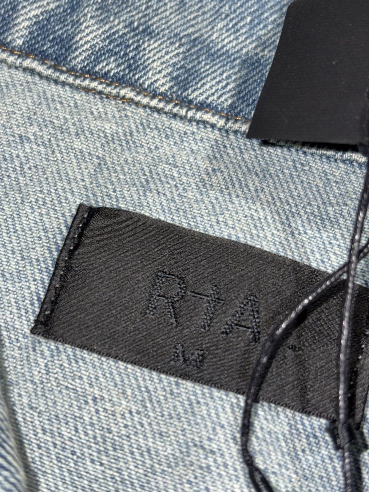 Rta RTA NEW Denim Zip up Jean Jacket Embroidery logo skull cross Size US M / EU 48-50 / 2 - 8 Thumbnail