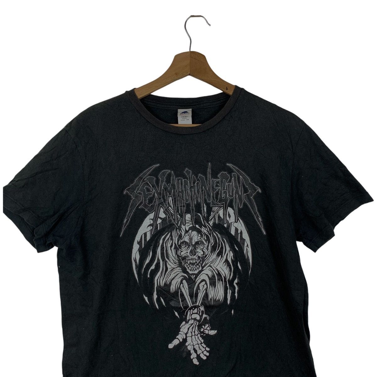 Other Vintage SEX MACHINE GUN Loud Park Band Tee Shirt Top Japan Size US L / EU 52-54 / 3 - 2 Thumbnail