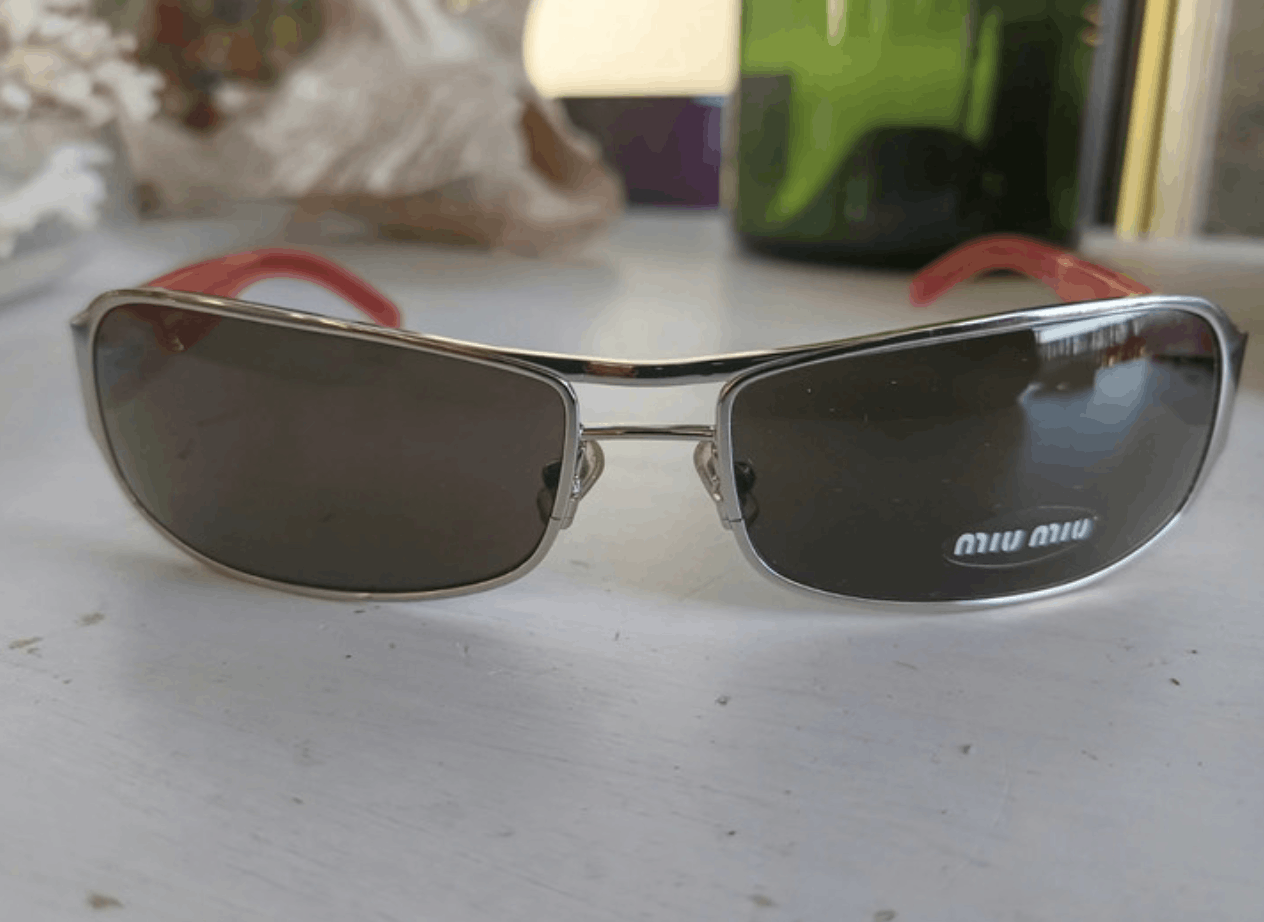 Miu Miu Miu Miu Sunglasses Logo Shield Square Sport Vintage EX0254 Size ONE SIZE - 1 Thumbnail