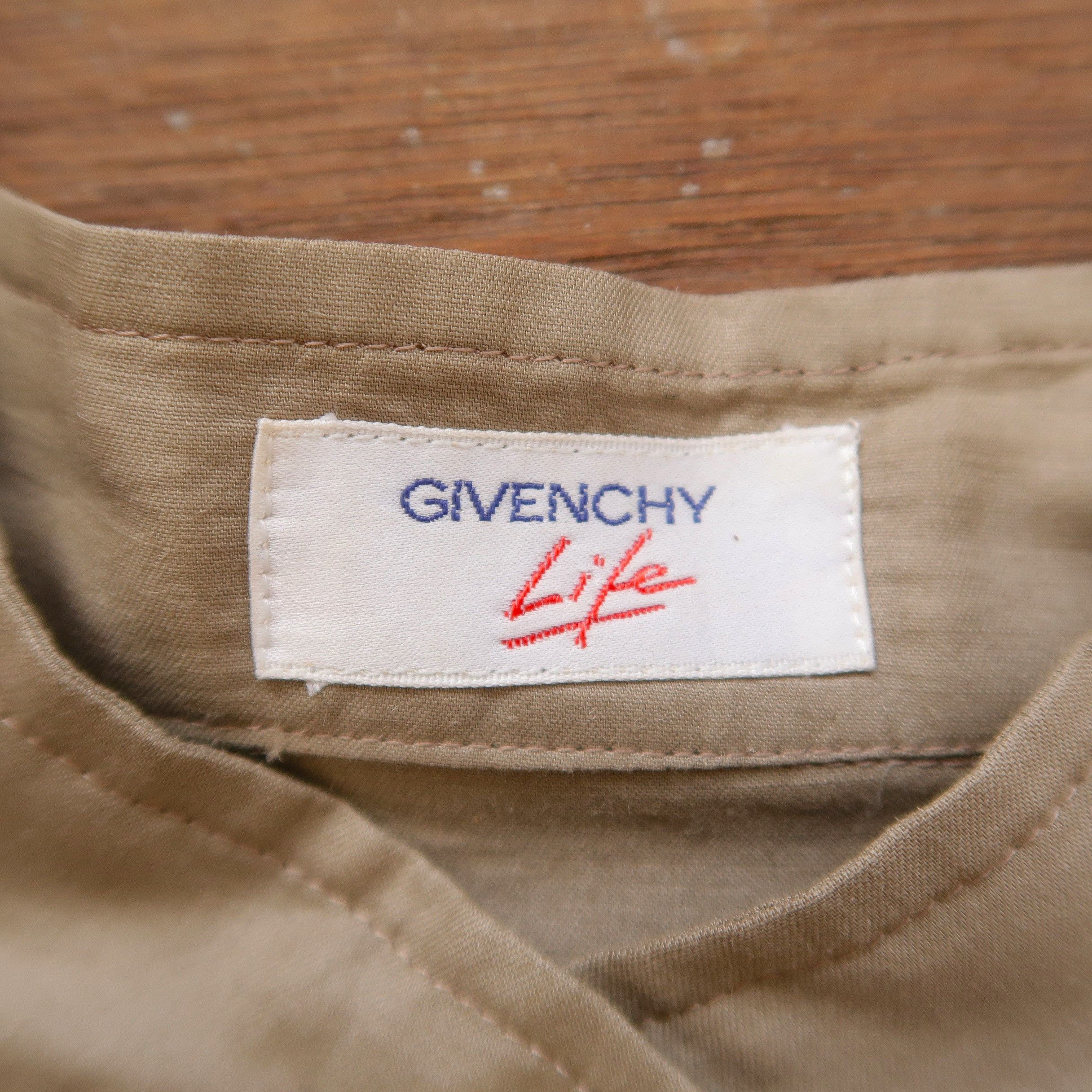 Givenchy Late 80s Givenchy Life Psychedelic Pleated Shirt Japan Size US L / EU 52-54 / 3 - 4 Thumbnail