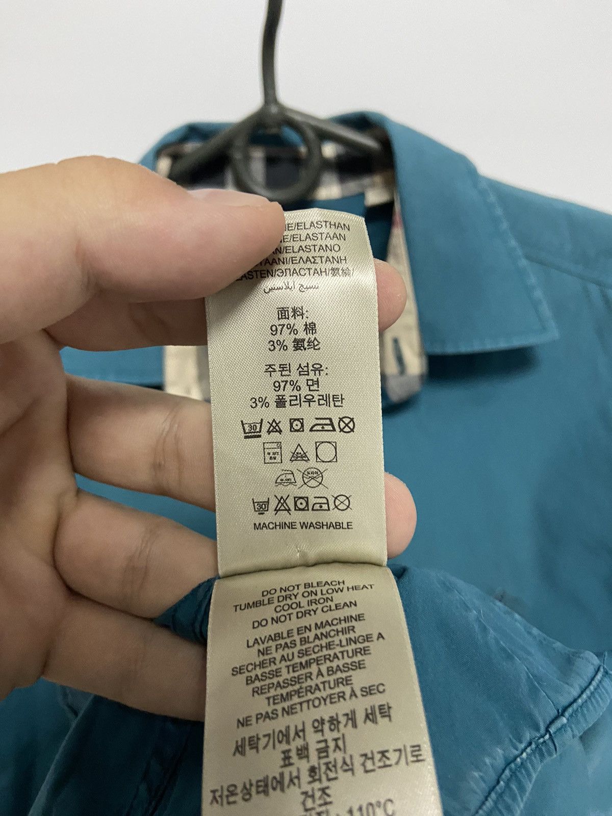 Burberry × Vintage Burberry Vintage Button Ups Classic Nova Check Small Logo Size US S / EU 44-46 / 1 - 8 Thumbnail