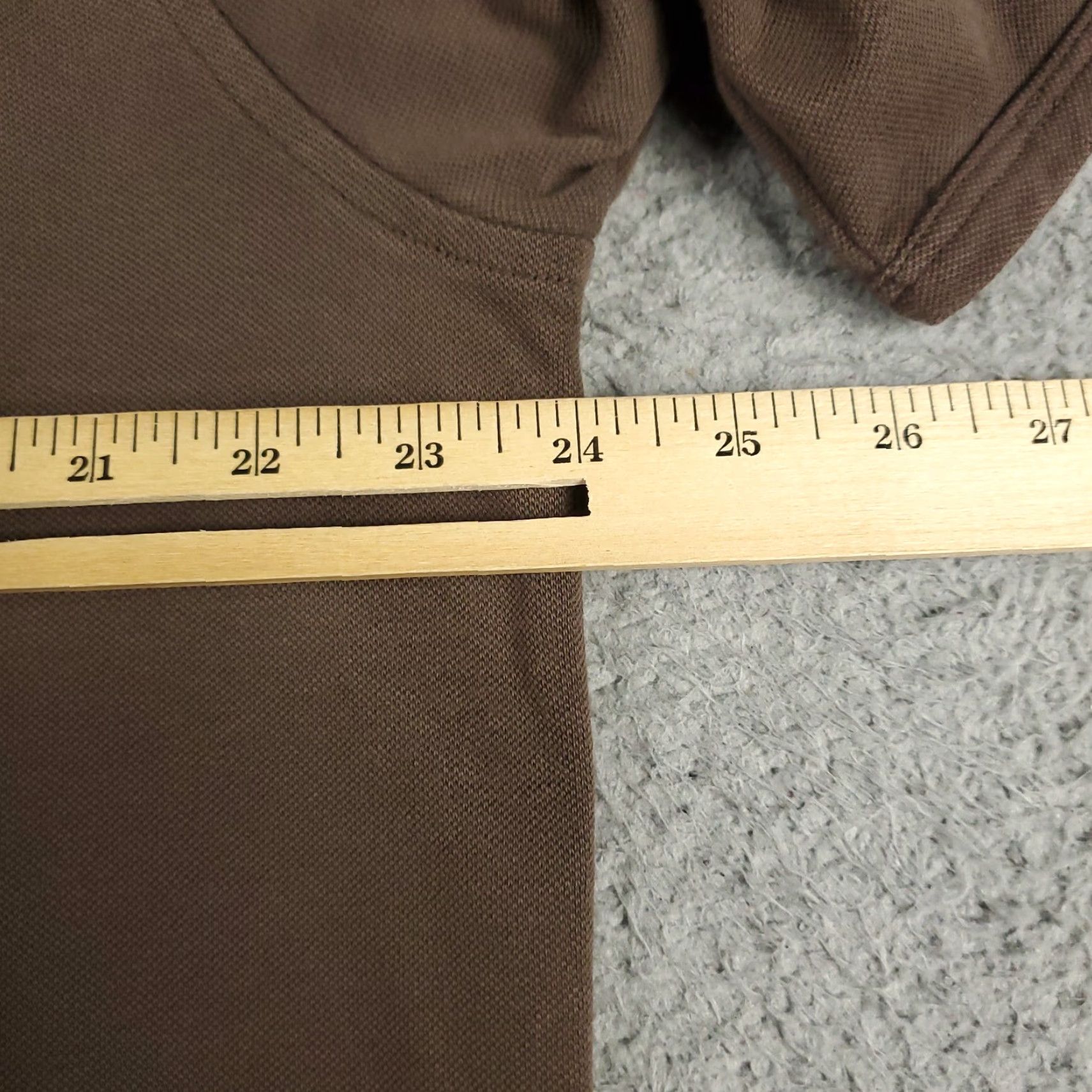 Tommy Bahama Tommy Bahama Polo Shirt Men Large Brown Solid Short Sleeve Casual Activewear Size US L / EU 52-54 / 3 - 5 Thumbnail
