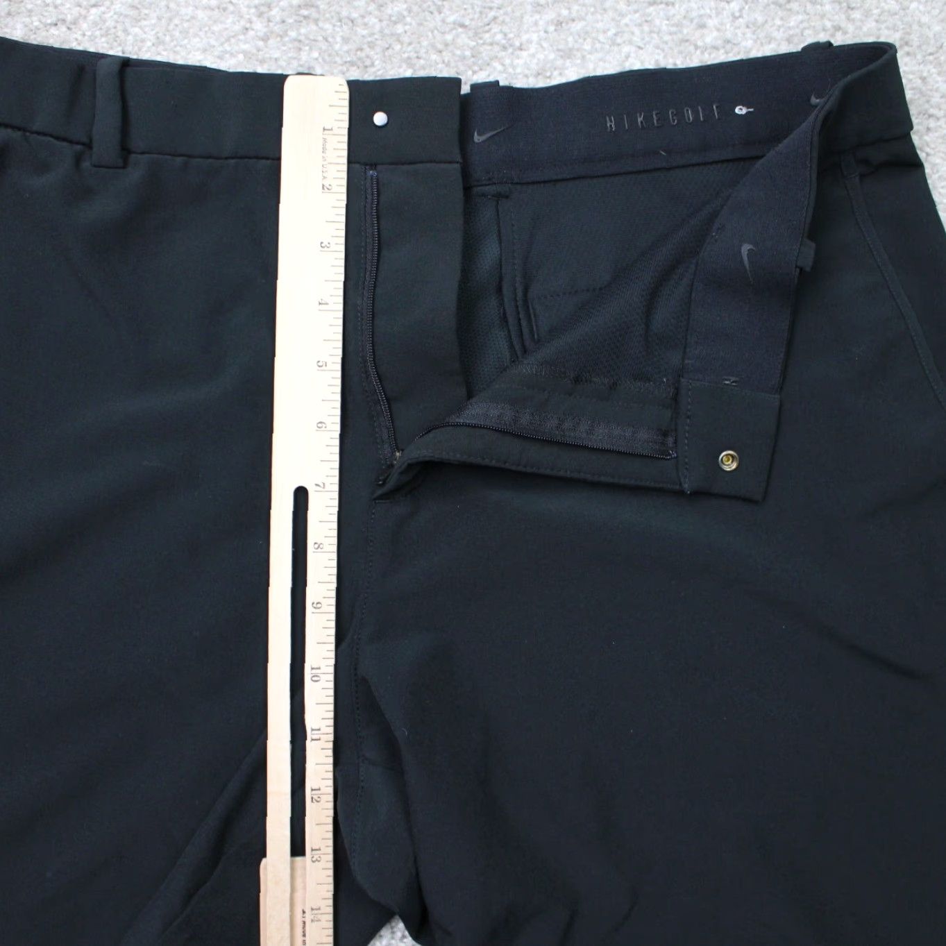 Nike Nike Shorts Mens 36 Black Dri-Fit Golf Flat Front Athletic Stretch Athleisure Size US 36 / EU 52 - 6 Thumbnail