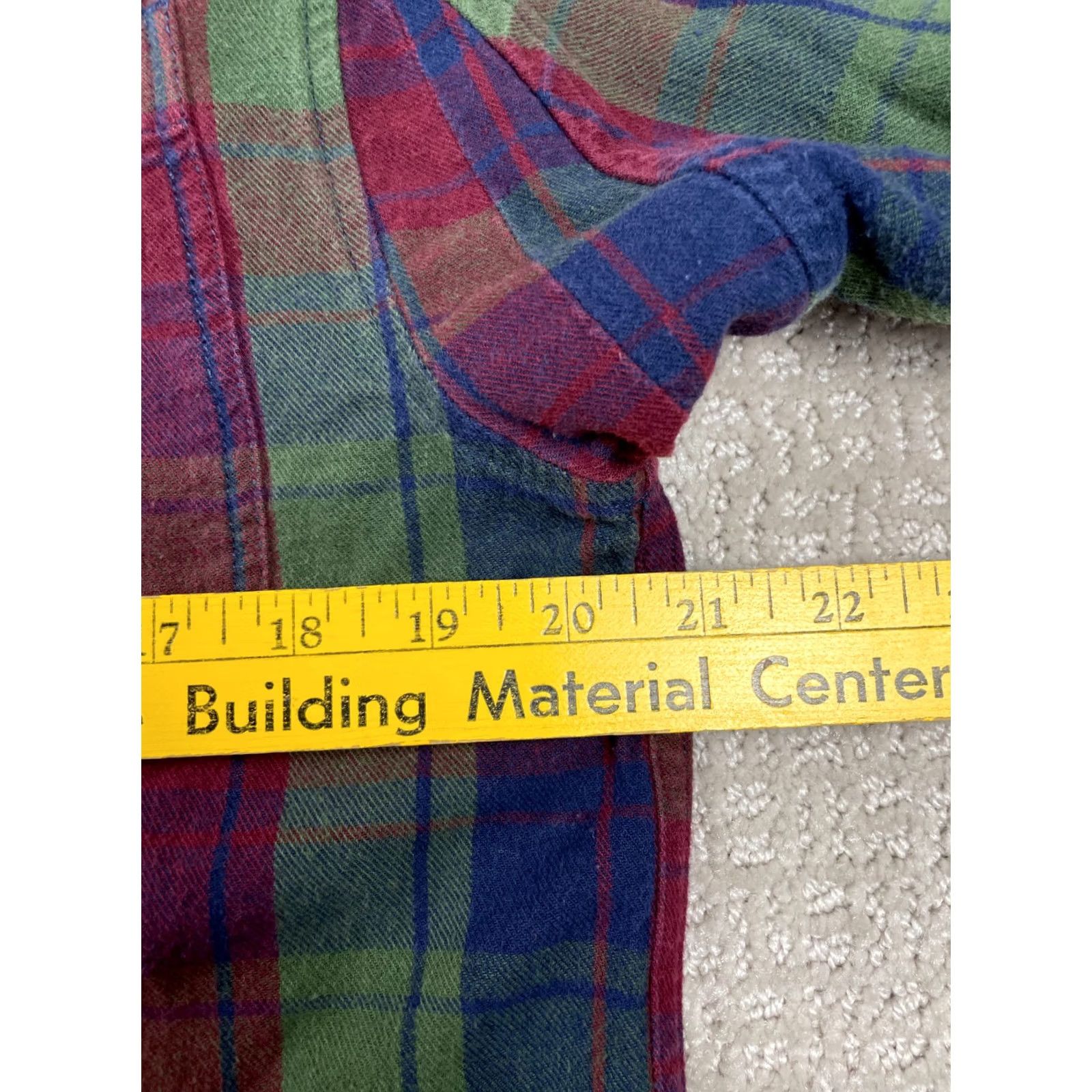 Vintage Duluth Shirt Mens Small Plaid Flannel Button-Down Long Sleeve Outdoors Red Cotton Button Pocket Shirt Size US S / EU 44-46 / 1 - 3 Thumbnail