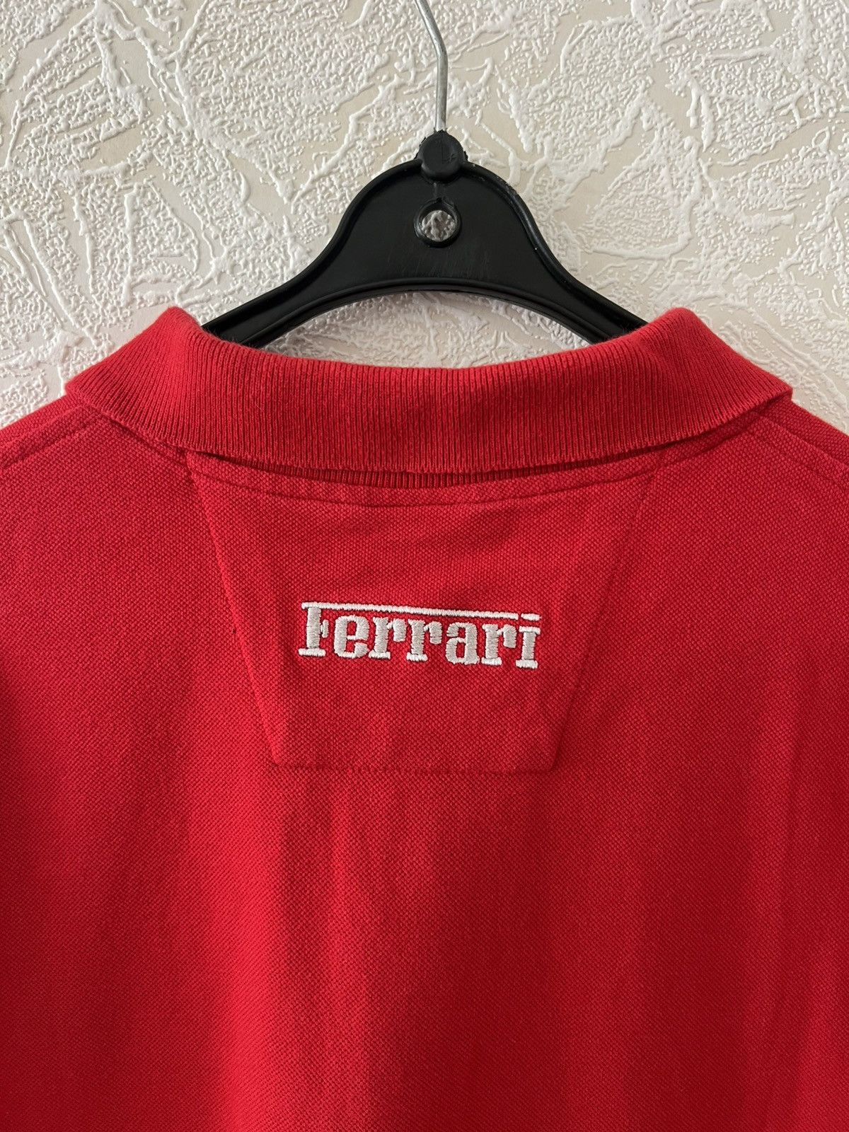Vintage Vintage 1999 Ferrari Michael Schumacher Racing Polo T-Shirt Size US XXL / EU 58 / 5 - 18 Thumbnail