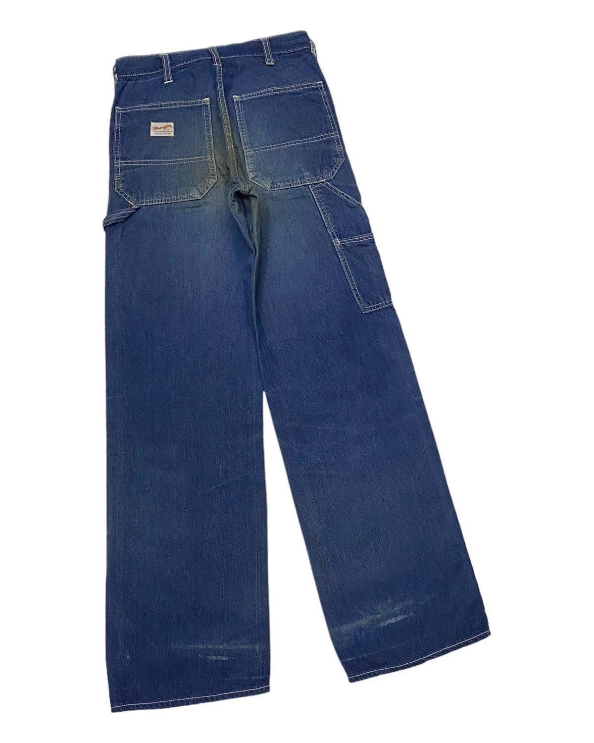 Japanese Brand 🔥WRANGLER 80s CARPENTER DENIM JEANS LOOSE Size US 29 - 4 Thumbnail