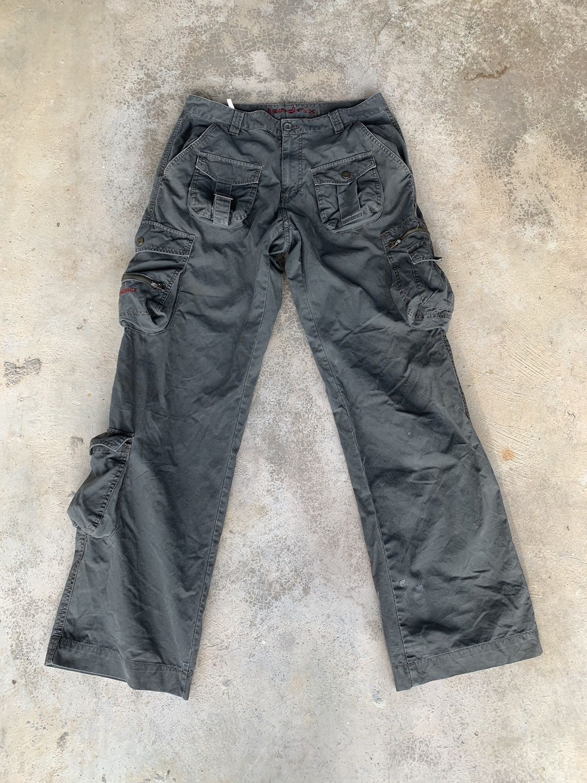 Japanese Brand Hendrix Multipocket Cargo Pants Size US 32 / EU 48 - 3 Thumbnail
