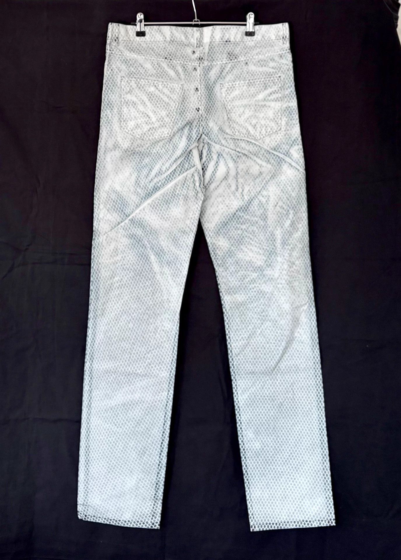 KANGHYUK Kanghyuk Men Abstract Snake Print Pants L 23FW NWT Size US 35 - 2 Thumbnail