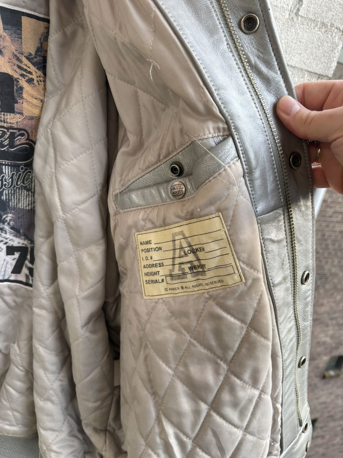 Avirex Avirex leather jacket x vintage varsity x rare USA Size US XXL / EU 58 / 5 - 11 Thumbnail