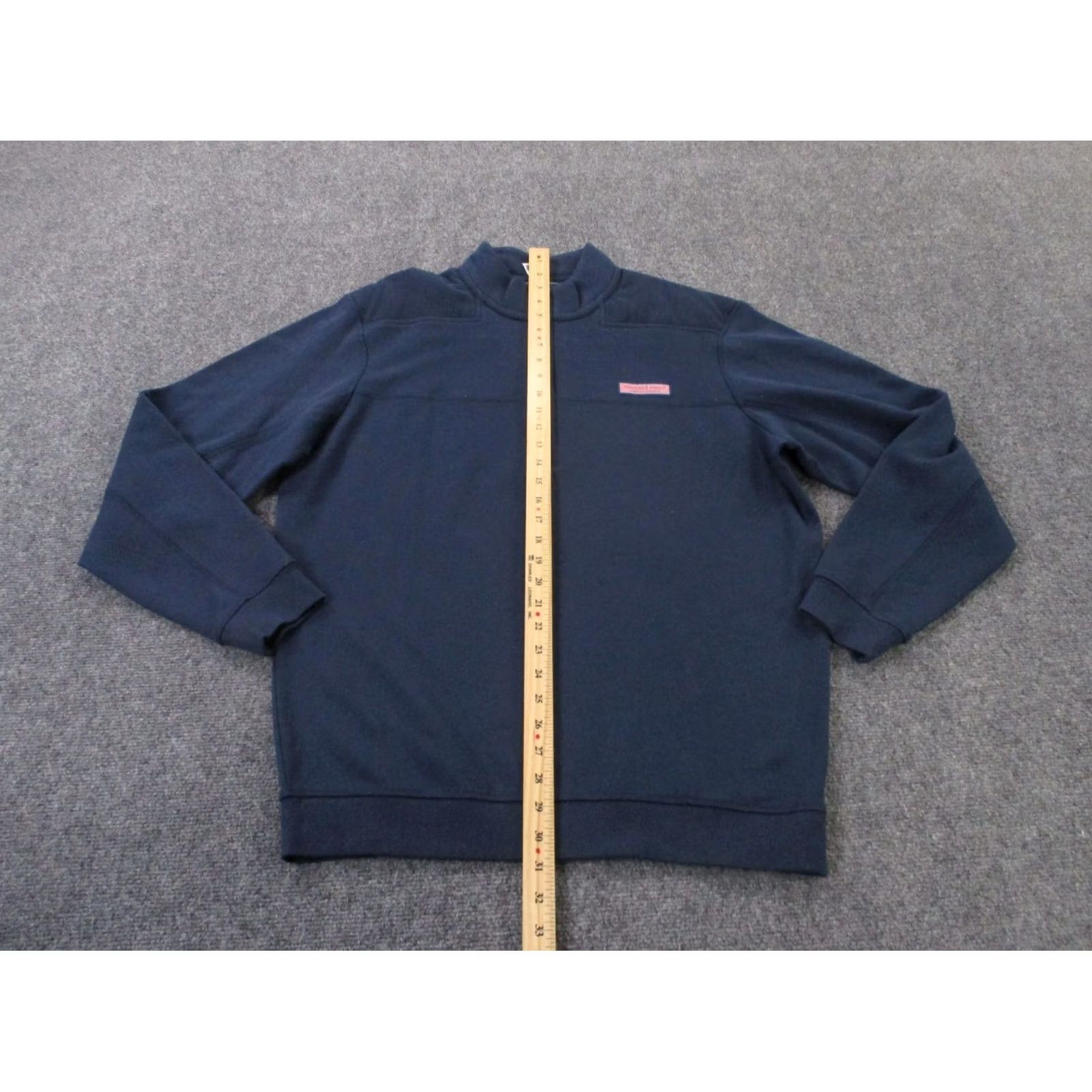 Vineyard Vines Vineyard Vines Jacket Mens M Blue Windbreaker 1/4 Zip Pockets Thermal Wind-Resistant Logo Regular Spring Fall Winter Classic Preppy Mens Size US M / EU 48-50 / 2 - 3 Thumbnail