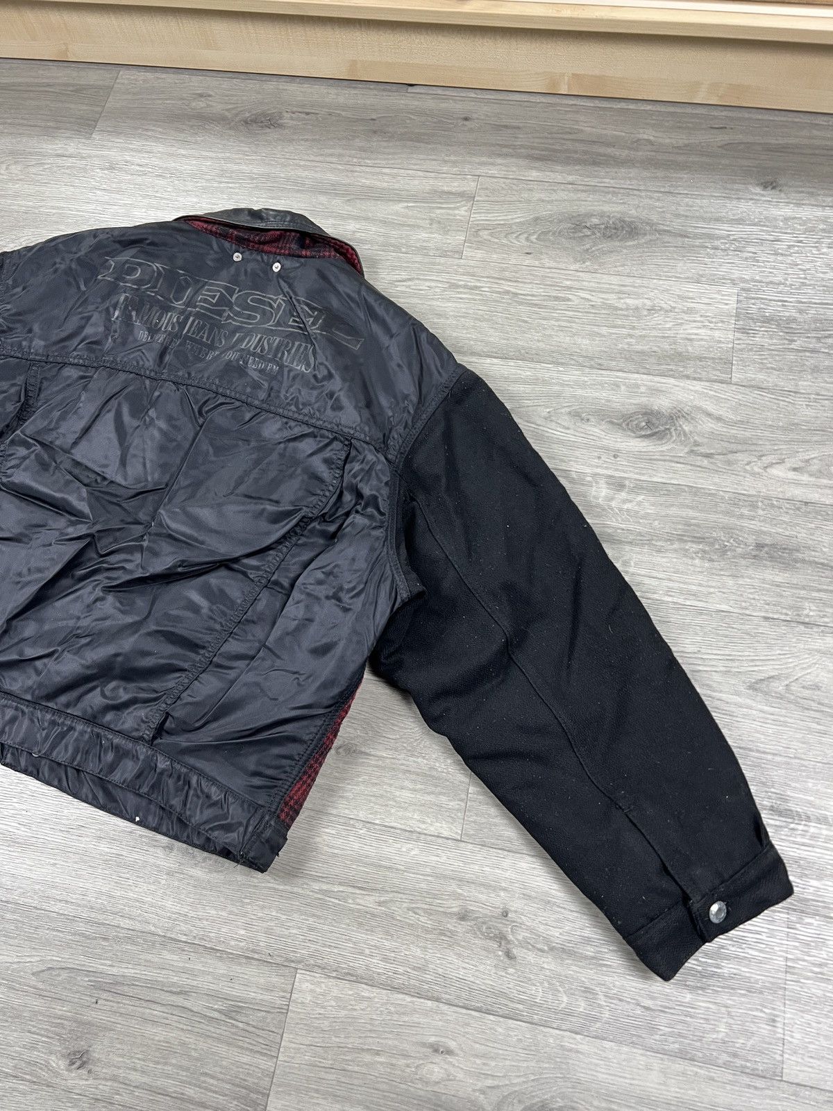 Diesel Vintage Diesel y2k Wool Bomber Jacket Men’s Size L Size US L / EU 52-54 / 3 - 12 Thumbnail