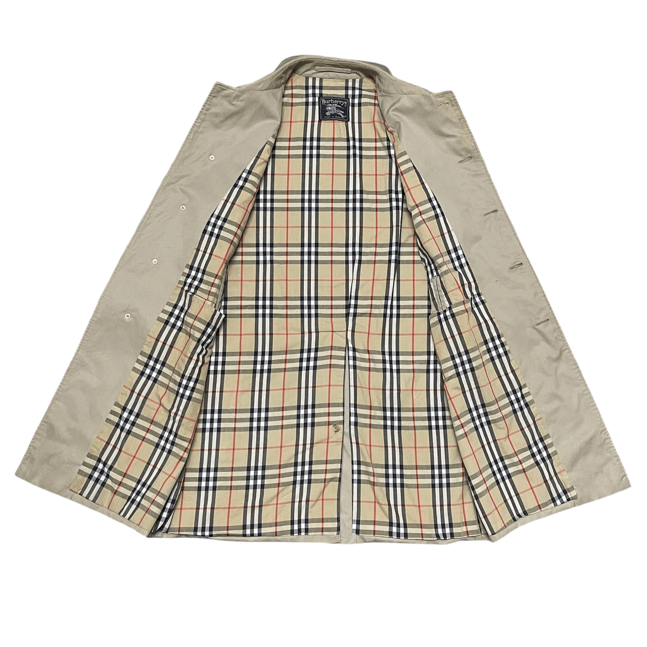 Burberry Vintage Burberry Nova Check Trench Coat England Made Size US M / EU 48-50 / 2 - 11 Thumbnail