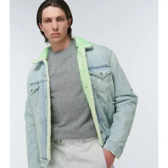 NOTSONORMAL NotSoNormal Look Inside Faux Shearling Denim Jacket M Mens Size US M / EU 48-50 / 2 - 15 Thumbnail