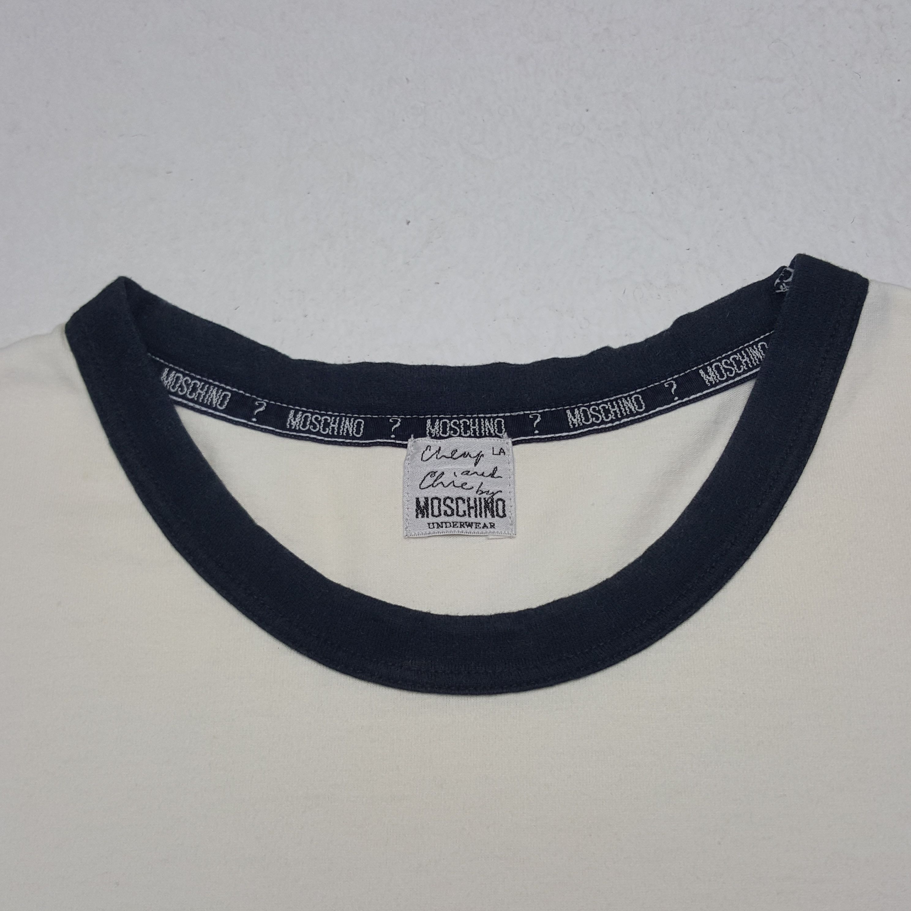 Moschino × Vintage Vintage Moschino Japanese Designer Tshirt Size US L / EU 52-54 / 3 - 4 Thumbnail