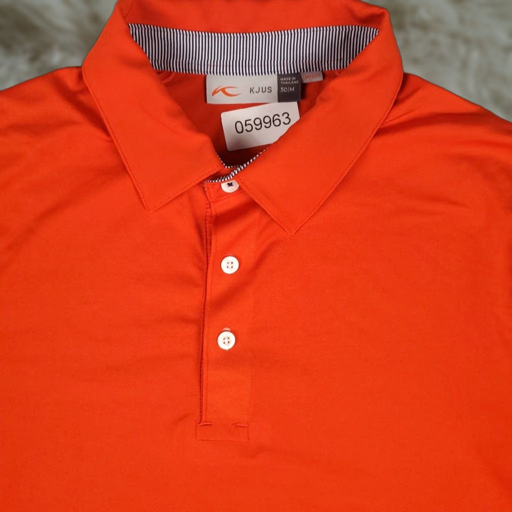 KJUS KJUS Polo Shirt Mens Size Medium 50 Orange Golf Casual Short Sleeve Polo Shirt Mens Orange Golf Casual Short Sleeve 50 M Size US M / EU 48-50 / 2 - 1 Thumbnail
