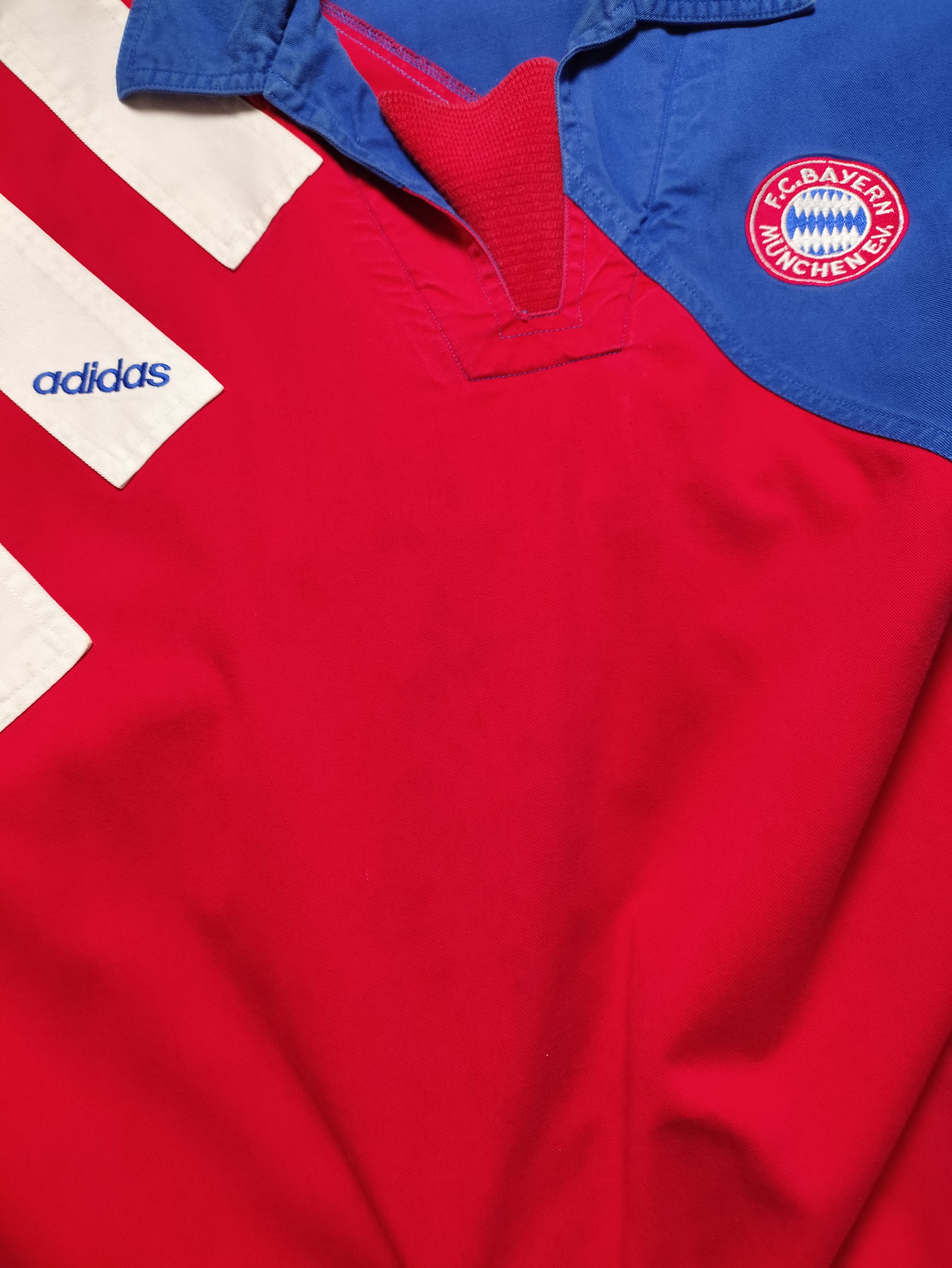 Adidas × Vintage Vintage 90s Adidas Bayern Monachium Jacket Football RARE Size US M / EU 48-50 / 2 - 7 Thumbnail