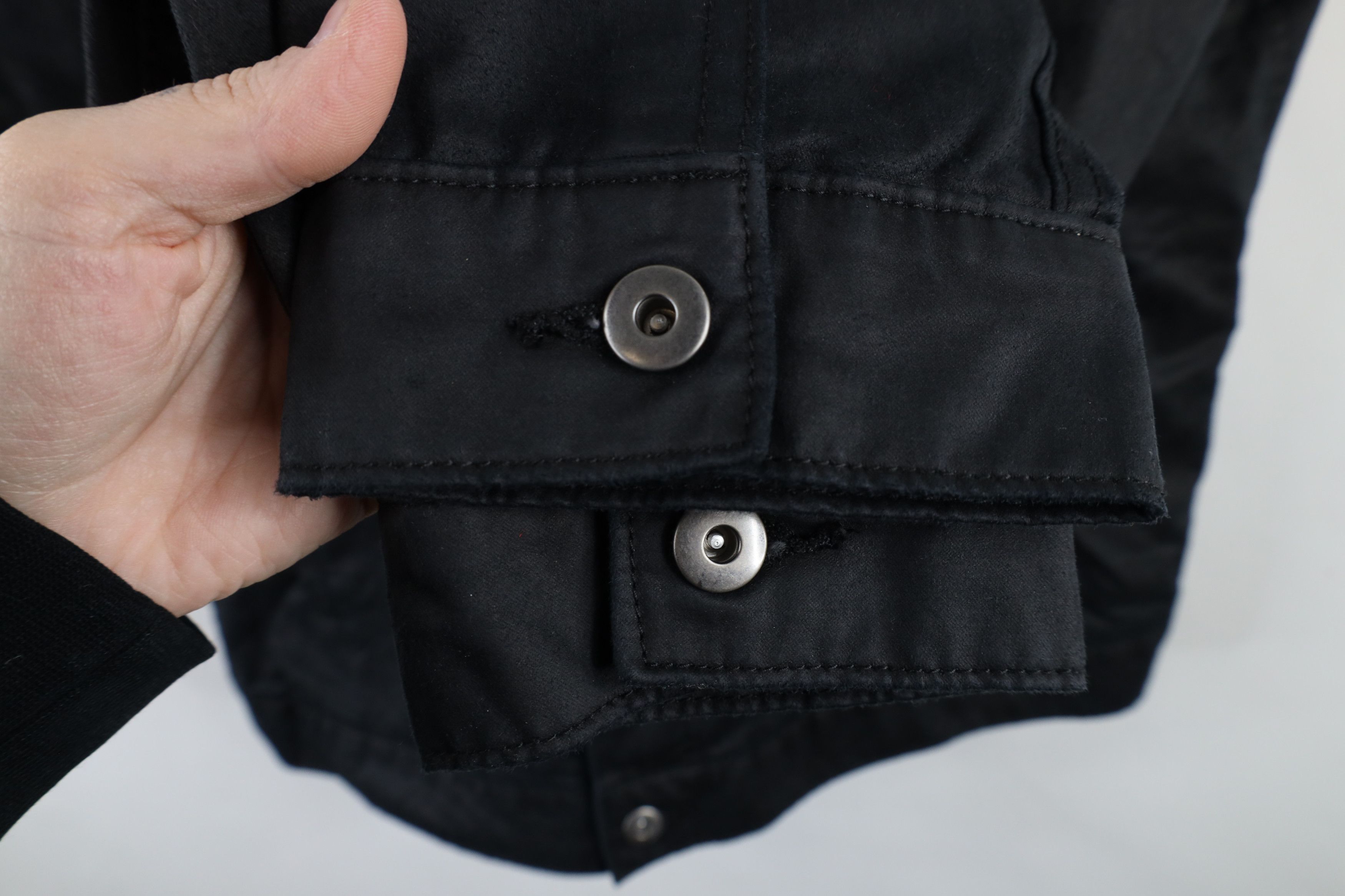 Vintage Vintage 90s Streetwear Lined Waxed Cotton Trucker Jacket Size US L / EU 52-54 / 3 - 5 Thumbnail