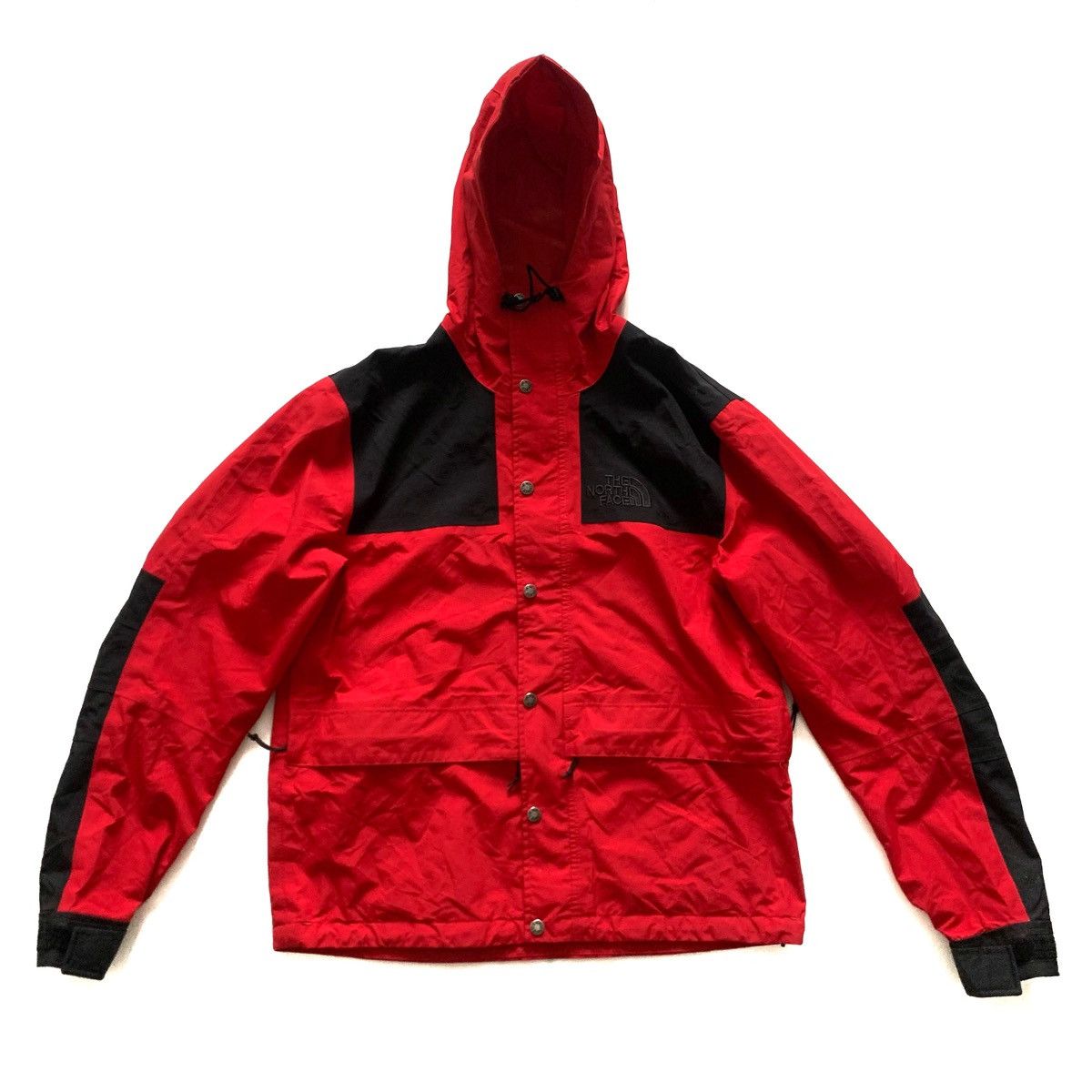 image of The North Face Gore-Tex Jacket 73/900 in Black/Red, Men's (Size Medium)