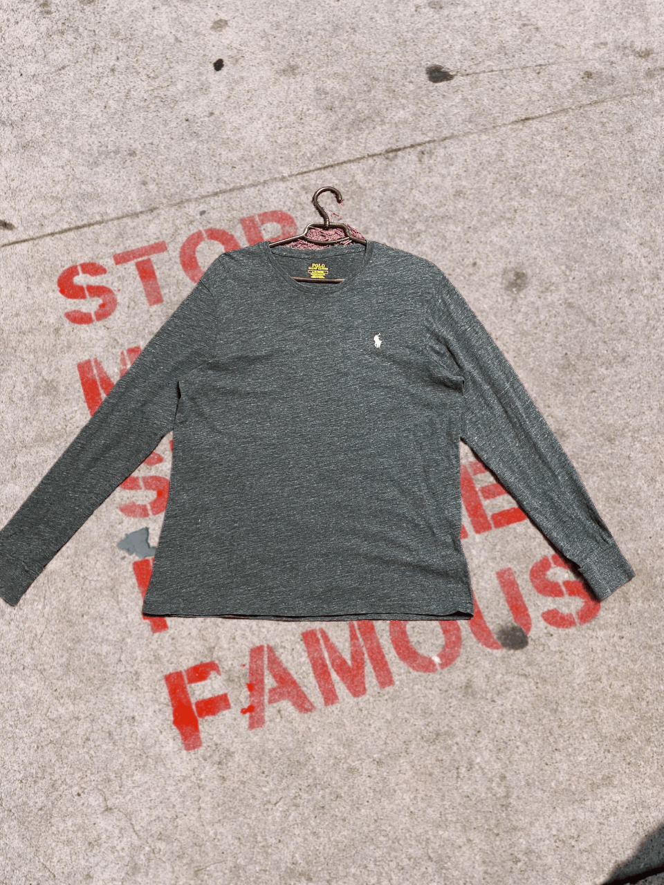 Polo Ralph Lauren Vintage Polo Ralph Lauren Pony Long Sleeve TShirt Size M Y2K Size US L / EU 52-54 / 3 - 1 Thumbnail