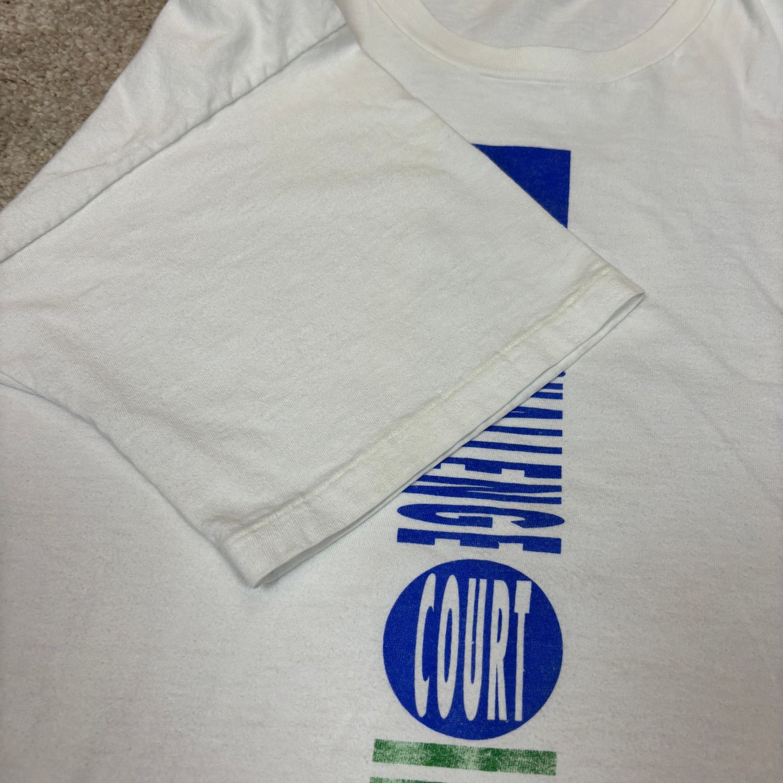 Nike VTG 90s Nike Challenge Court T Shirt Men's Large Tennis Size US L / EU 52-54 / 3 - 5 Thumbnail