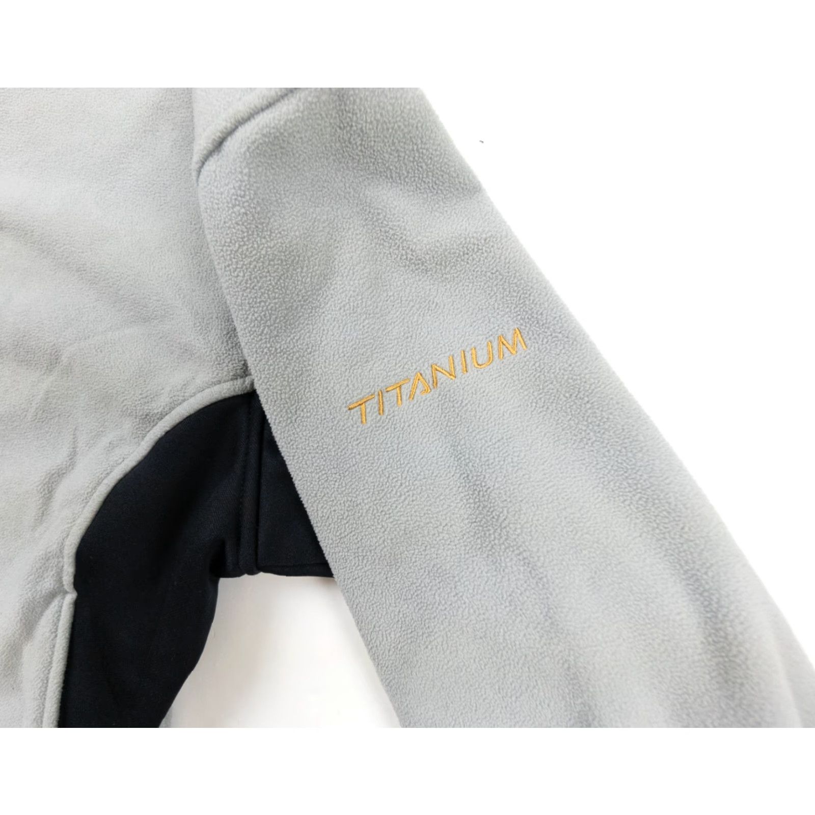 Vintage Columbia Jacket Womens Large Gray Titanium Fleece Full Zip Outdoor Casual Regular Shirt? Size L / US 10 / IT 46 - 6 Thumbnail