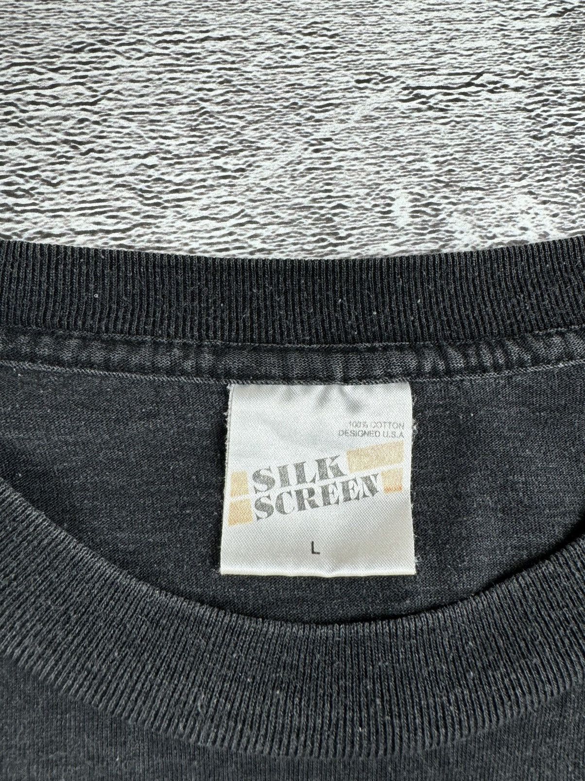 50 Cent Vintage 50 Cent Rap 90S Faded Silk Stars Longsleeve T Shirt Size US L / EU 52-54 / 3 - 10 Thumbnail