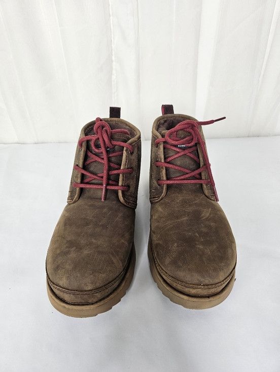 Ugg UGG Neumel Waterproof Leather Chukka Boots Grizzly Brown Size US 10 / EU 43 - 4 Thumbnail