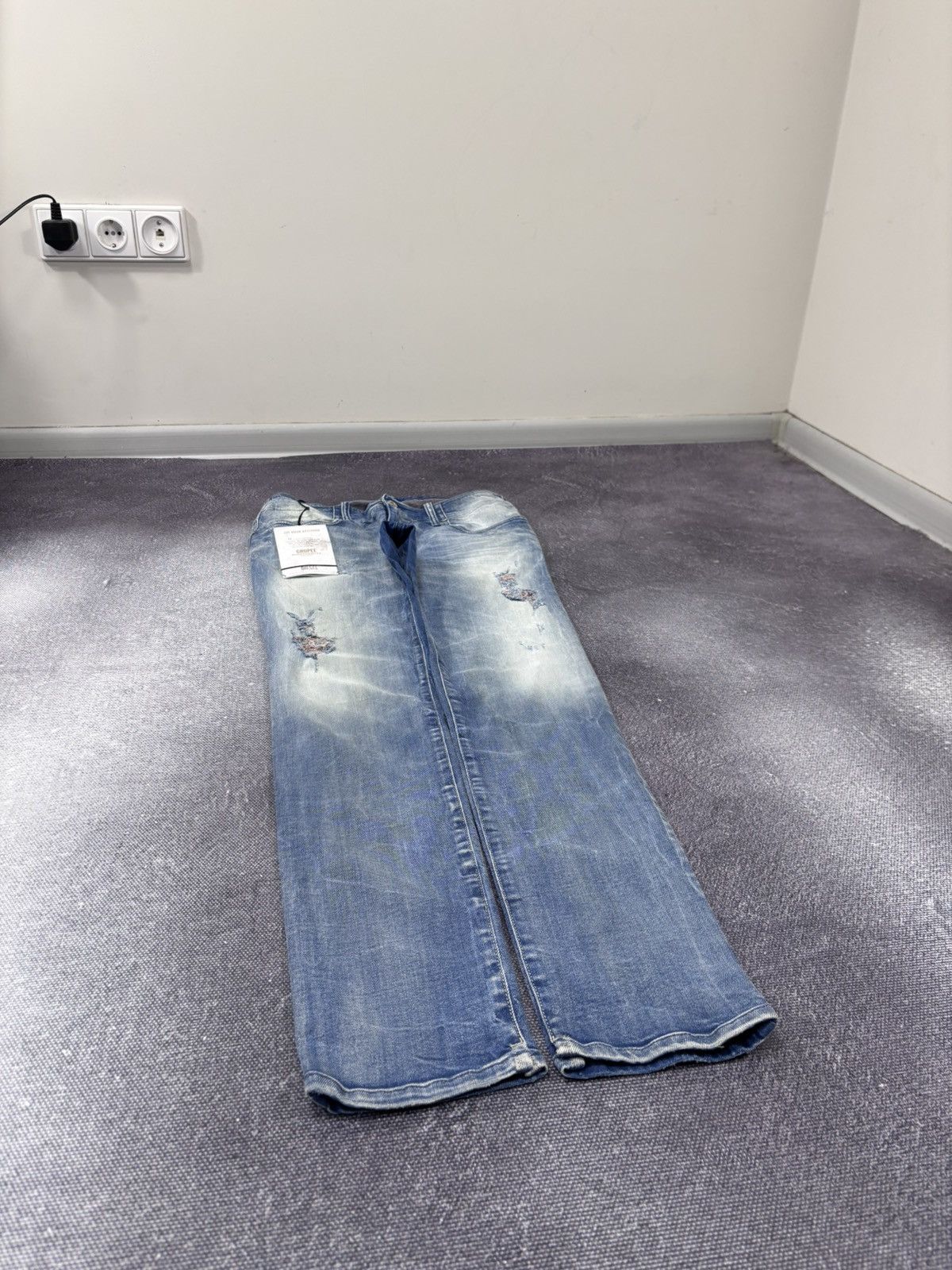 Diesel Diesel Grupee NWT Women’s Super Slim Skinny Blue Denim Jeans Size 29" - 3 Thumbnail