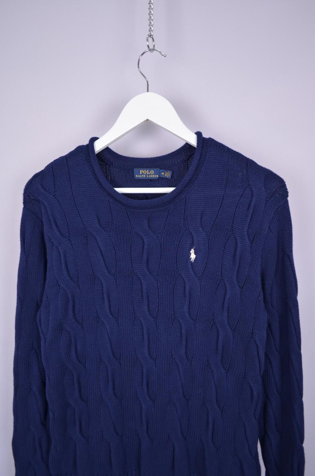 Polo Ralph Lauren Polo Ralph Lauren Womens Cable Knit Embroided Sweater Size M Size M / US 6-8 / IT 42-44 - 2 Thumbnail
