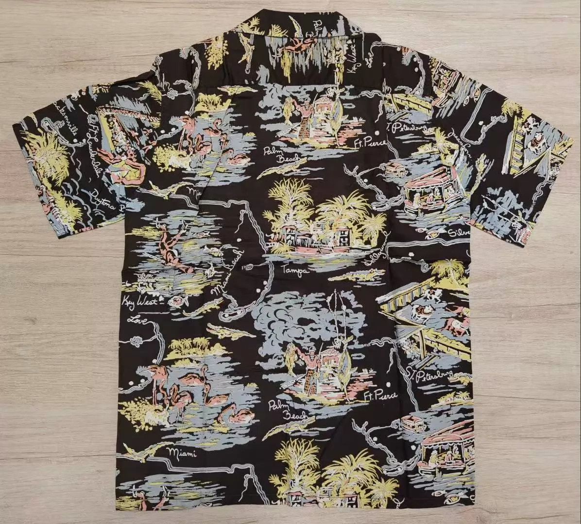 Visvim visvim 15ss duke shirt sunshine s/s brown 1 Hawaiian Shirt Size US S / EU 44-46 / 1 - 6 Thumbnail