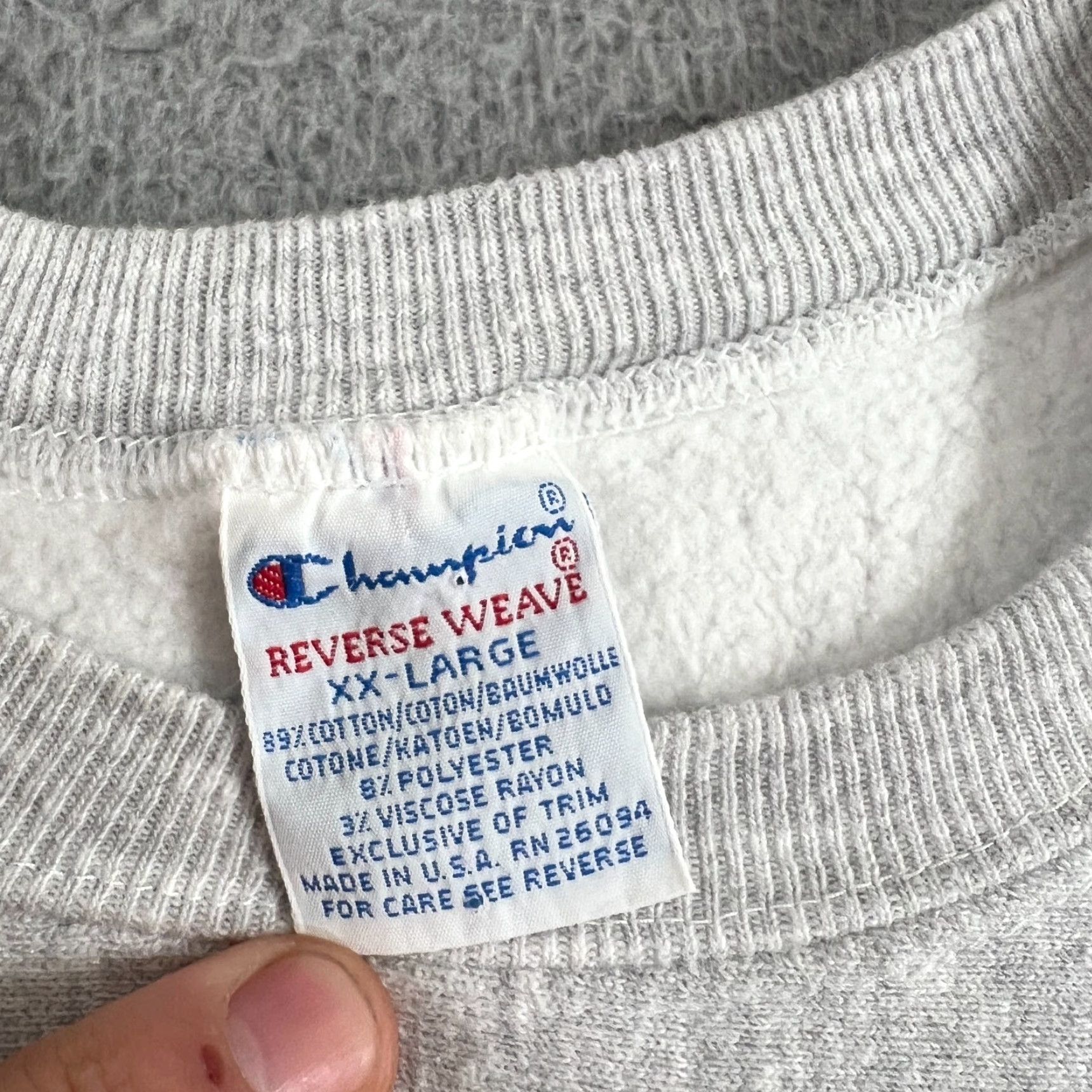 Champion Vintage Champion Reverse Weave Sweatshirt Mens XXL Gray Harvard Crewneck 90s USA USA United States Size US XXL / EU 58 / 5 - 3 Thumbnail