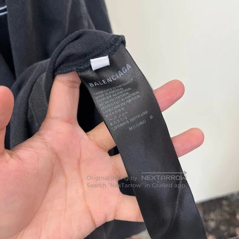 Balenciaga Balenciaga FW22 XXXL Letter Print Short Sleeve T-shirt. Size US M / EU 48-50 / 2 - 7 Thumbnail