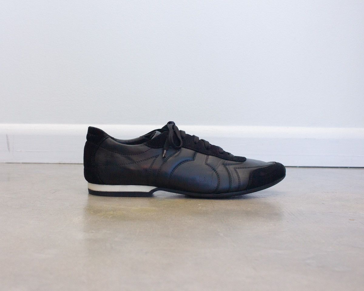 Salvatore Ferragamo Salvatore Ferragamo Men’s Black Suede Sneaker Shoes SZ:11.5 Size US 11.5 / EU 44-45 - 3 Thumbnail