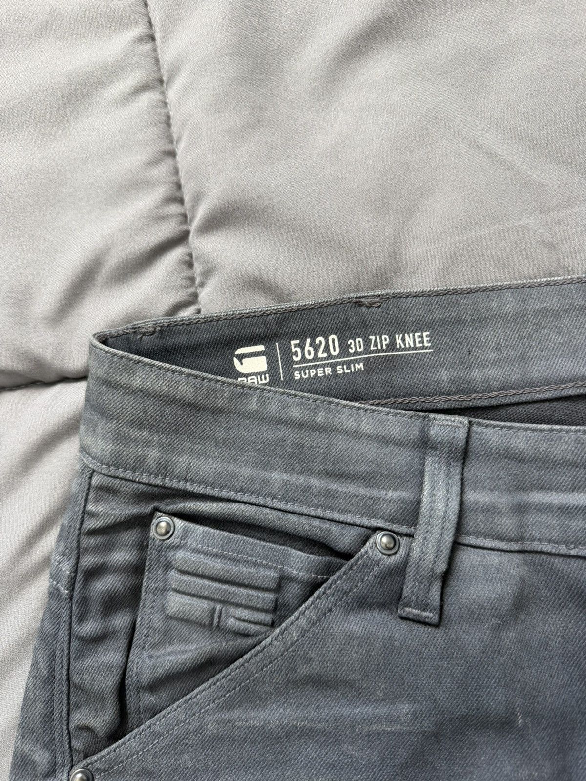 G-Star G Star Raw Moto Jeans Size US 31 - 3 Thumbnail