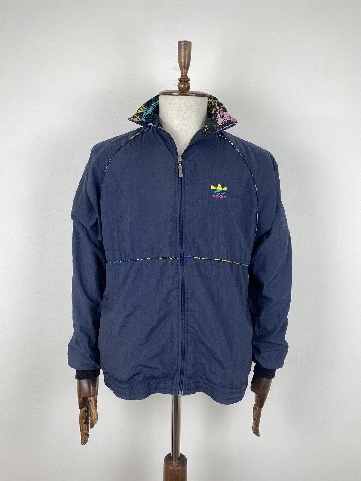 Adidas × Vintage Men’s Vintage Adidas Track Top Jacket size 38/40 M/L Size US M / EU 48-50 / 2 - 1 Thumbnail
