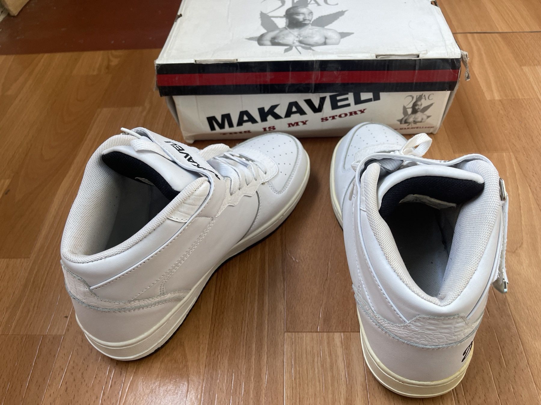 Makaveli MAKAVELI Branded sneakers, 2Pac shoes, Hi Top vintage US 9 Size US 9 / EU 42 - 11 Thumbnail