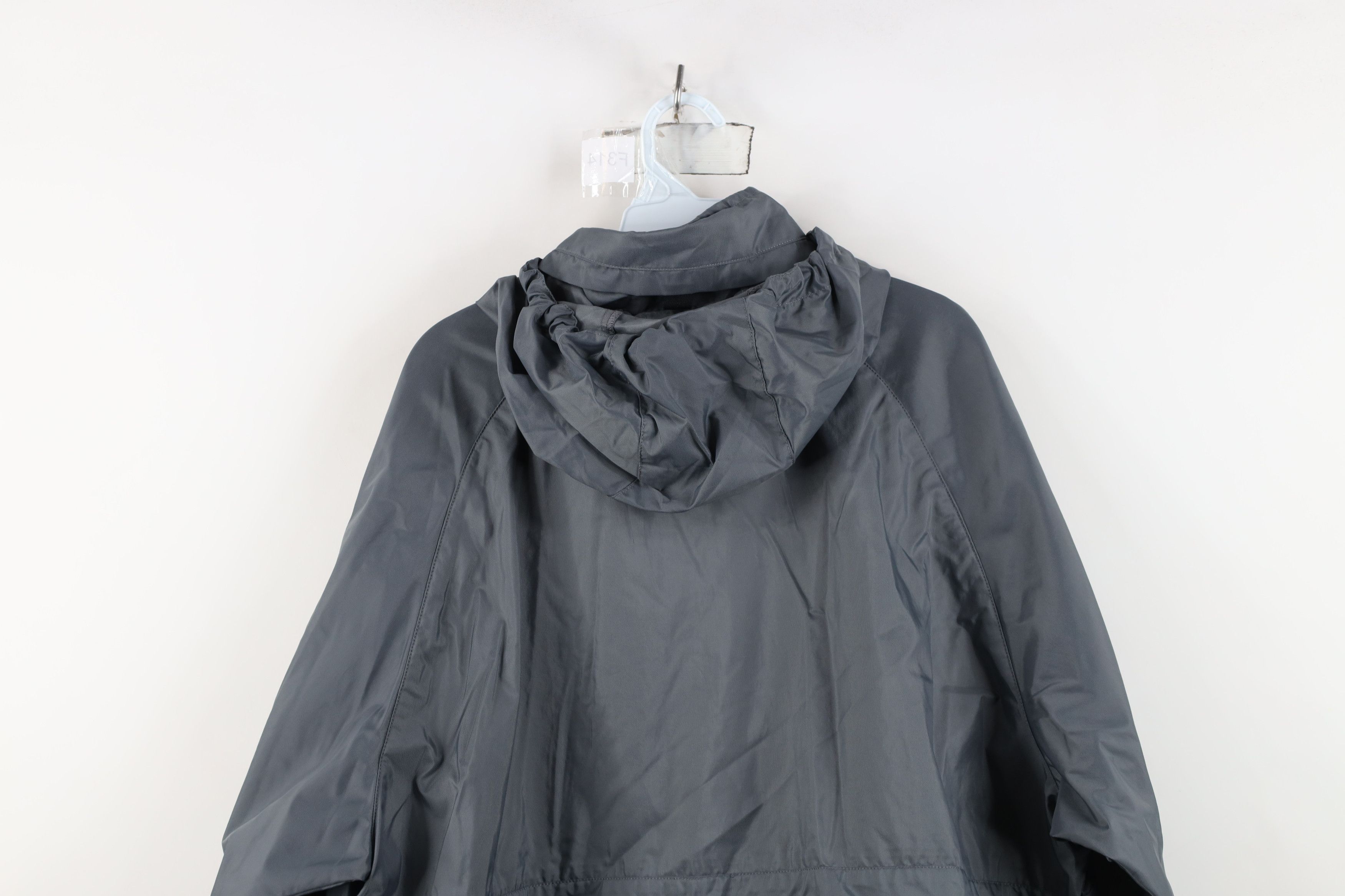 Nike Vintage 90s Y2K Nike Swoosh Reflective Anorak Jacket Gray Size US L / EU 52-54 / 3 - 16 Thumbnail