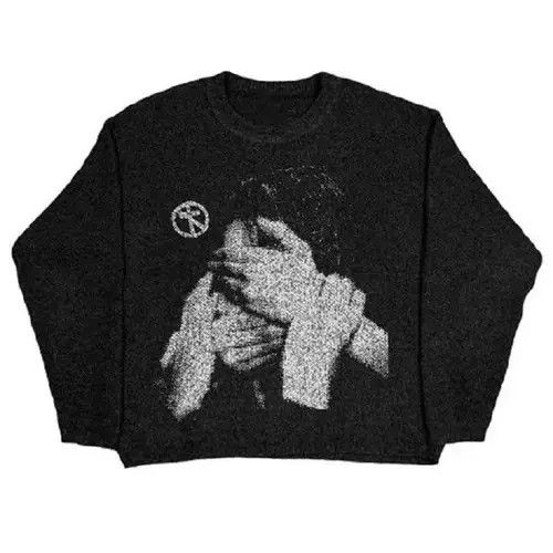 Aran Isles Knitwear × Japanese Brand Sweater Y2K Fashion Cotton Pullover Sweaters Hip Hop Size US XL / EU 56 / 4 - 2 Thumbnail