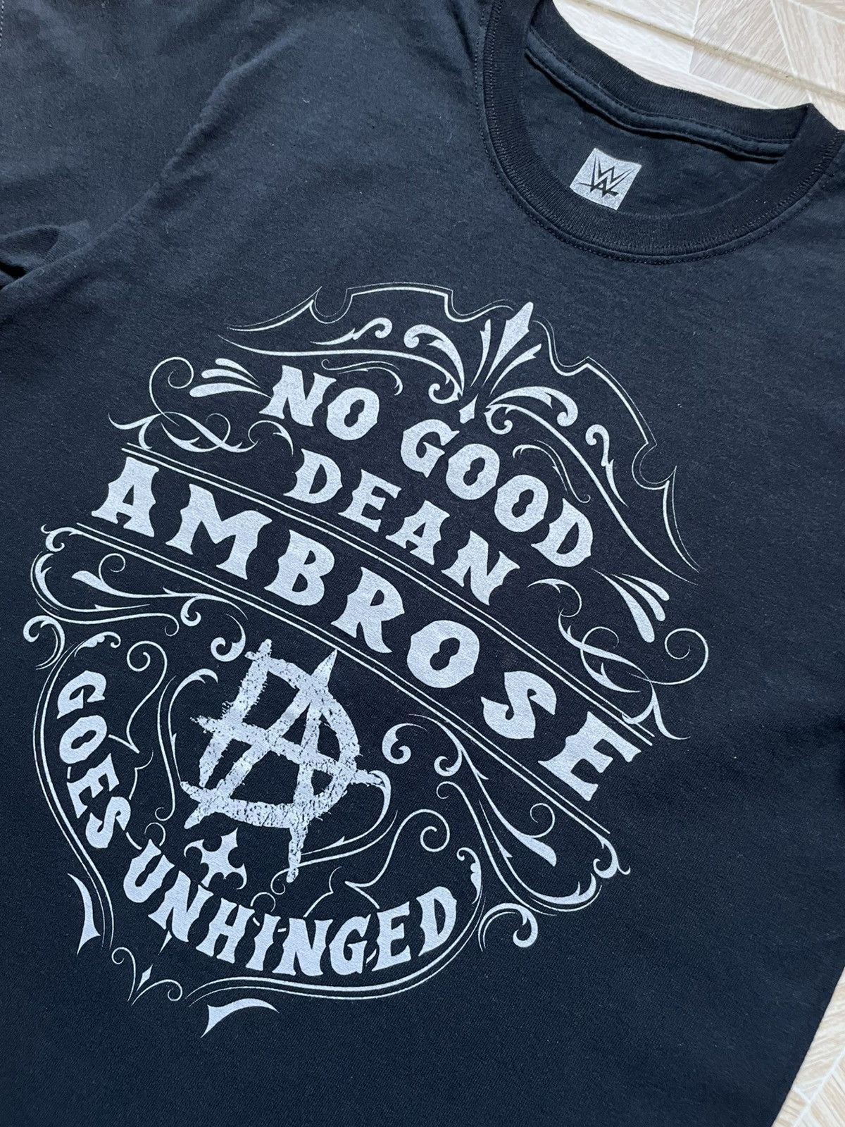 Other Y2K Vintage Dean Ambrose Big Logo Wwe Tee S Black Crew Neck Size US S / EU 44-46 / 1 - 2 Thumbnail