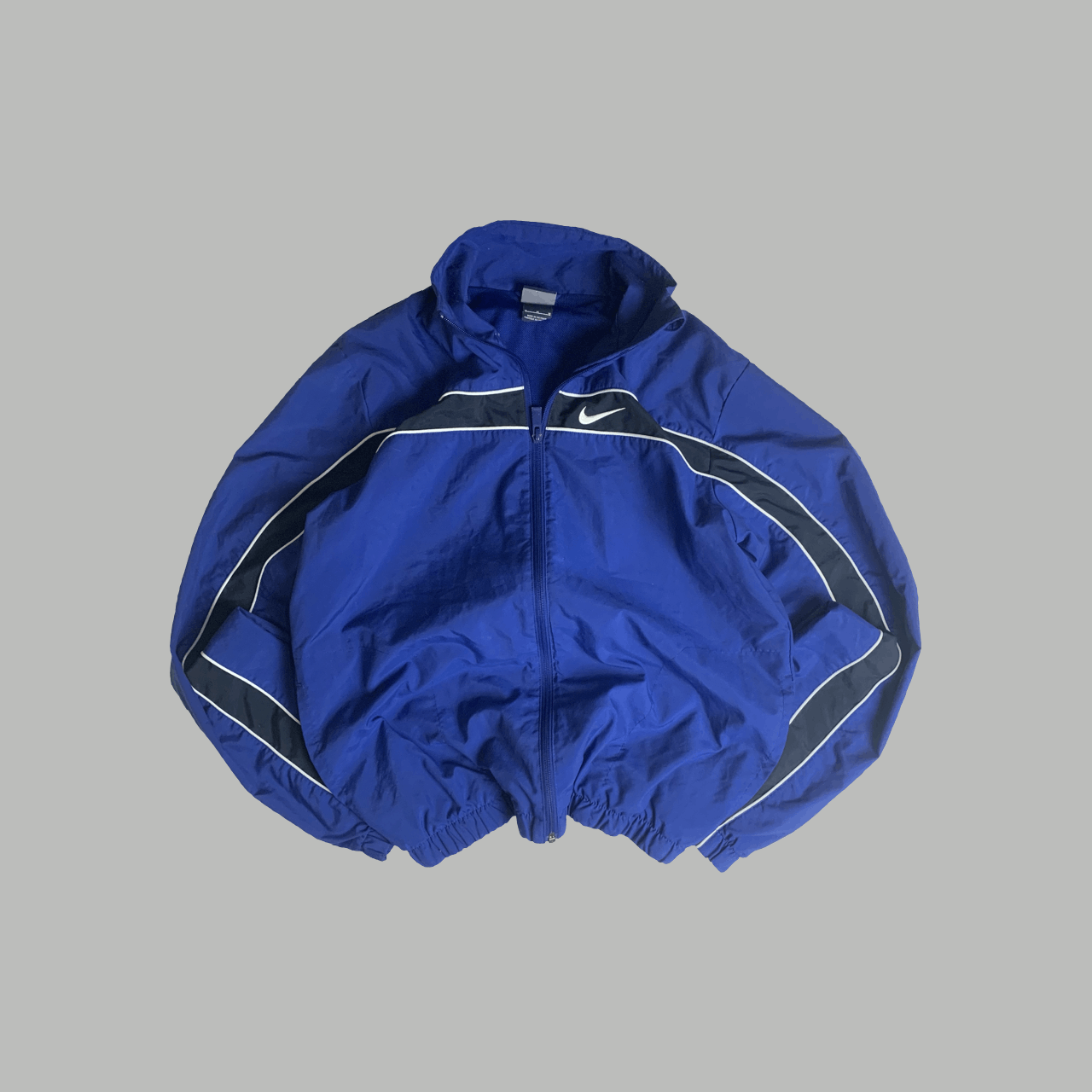Nike × Vintage Vintage Nike Y2K Swoosh Windbreaker Tracksuit Jacket Size US M / EU 48-50 / 2 - 3 Thumbnail